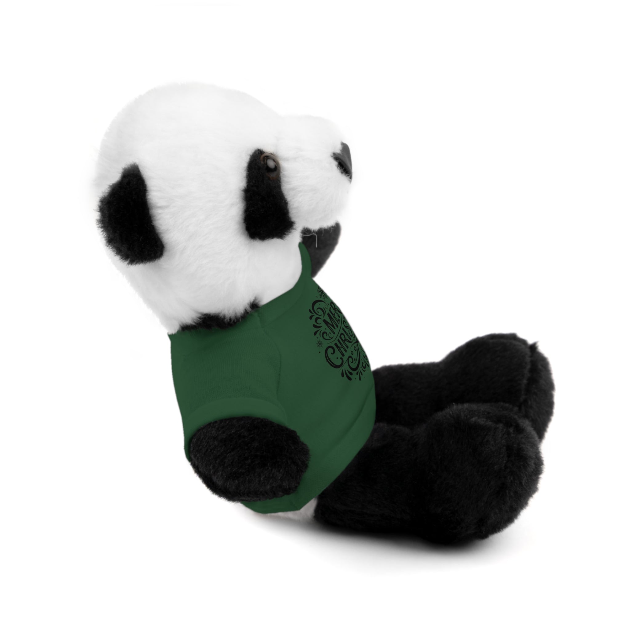 Festive Merry Christmas Stuffed Panda | Gallory Hive