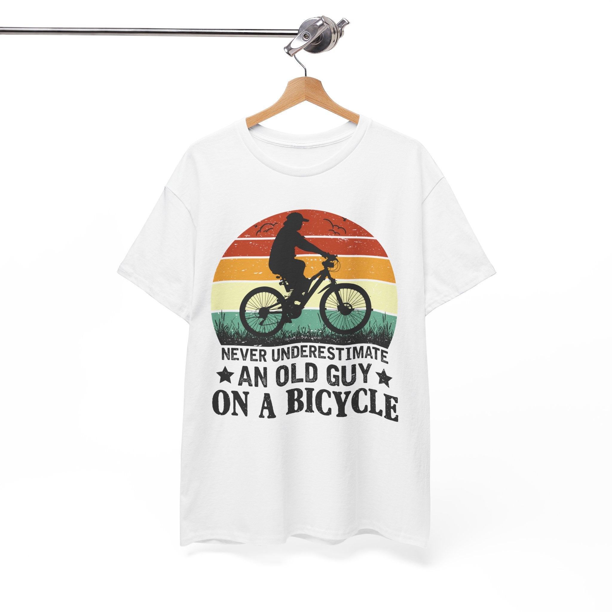 Retro Old Guy On Bicycle Shirt | Gallory Hive
