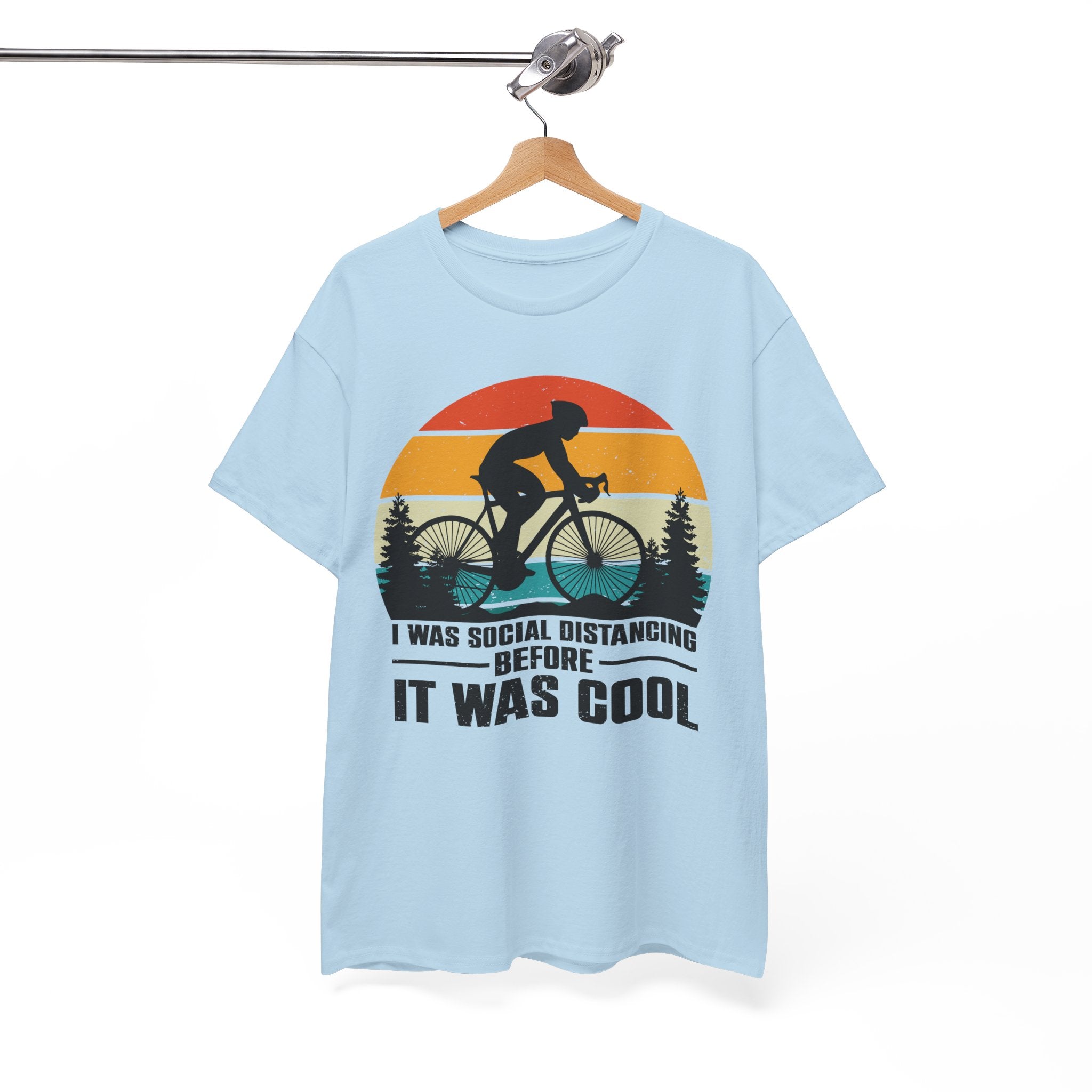 Retro Social Distancing Cyclist Tee