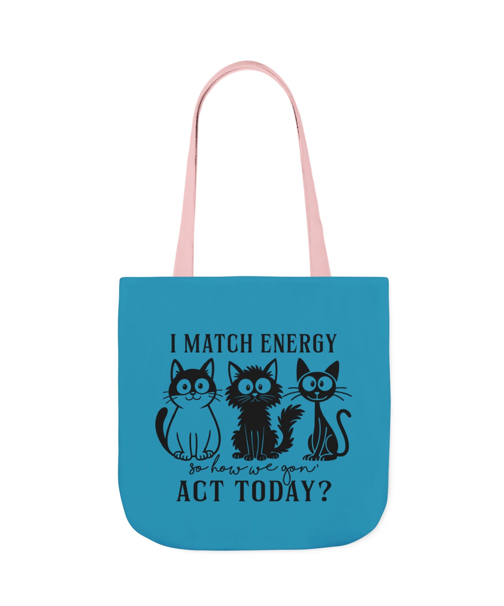 Cute Turquoise Canvas Tote – Reusable Bag