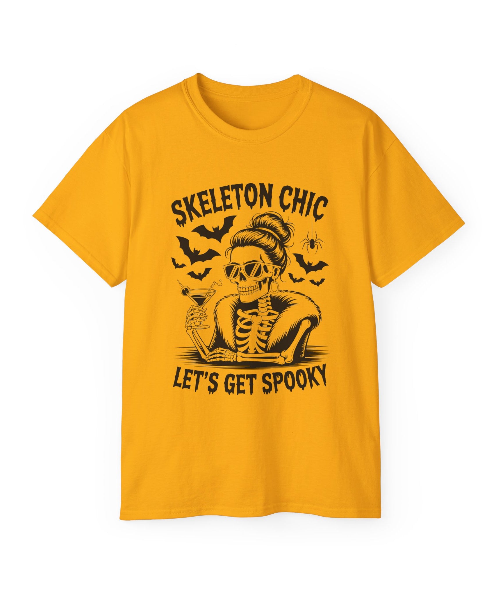 Vintage Rock Skeleton Halloween Shirt