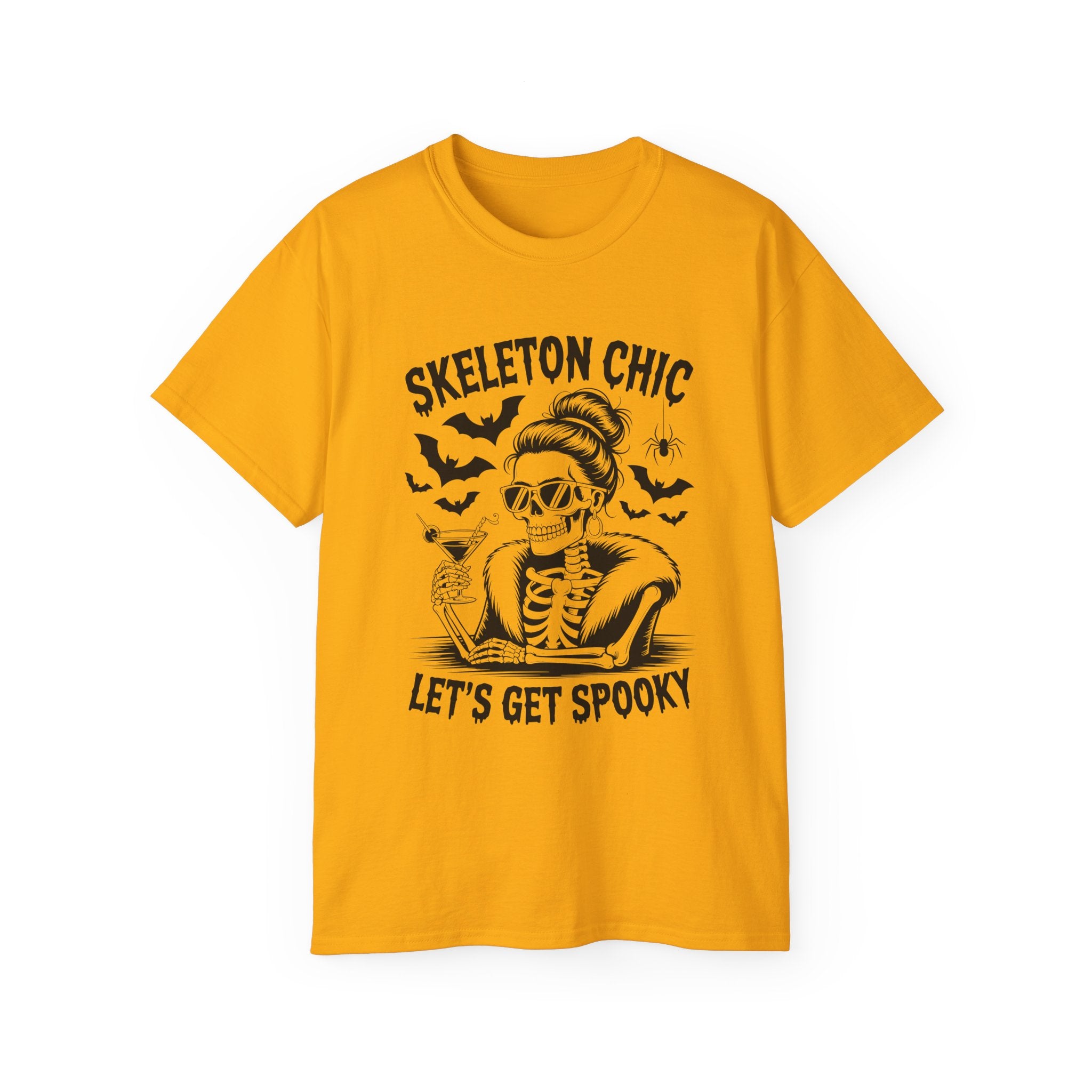 Vintage Rock Skeleton Halloween Shirt