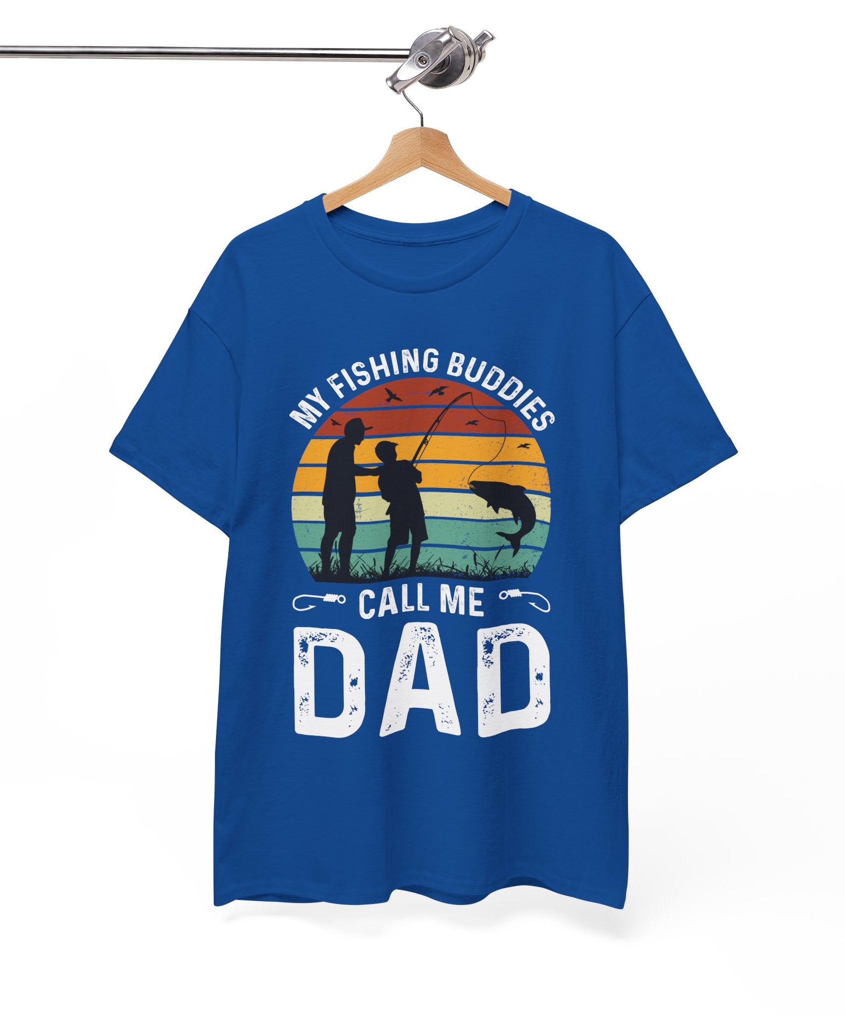 Vintage Dad & Kid Fishing Shirt