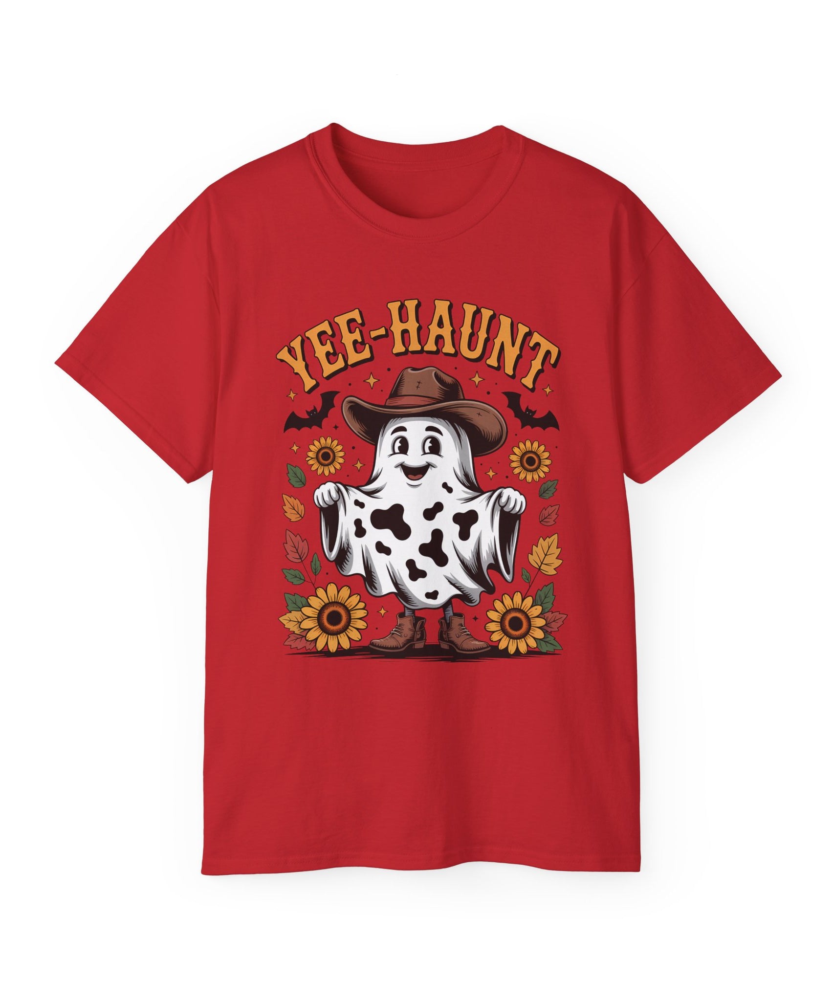 Spooky Style Cowboy Ghost T-Shirt