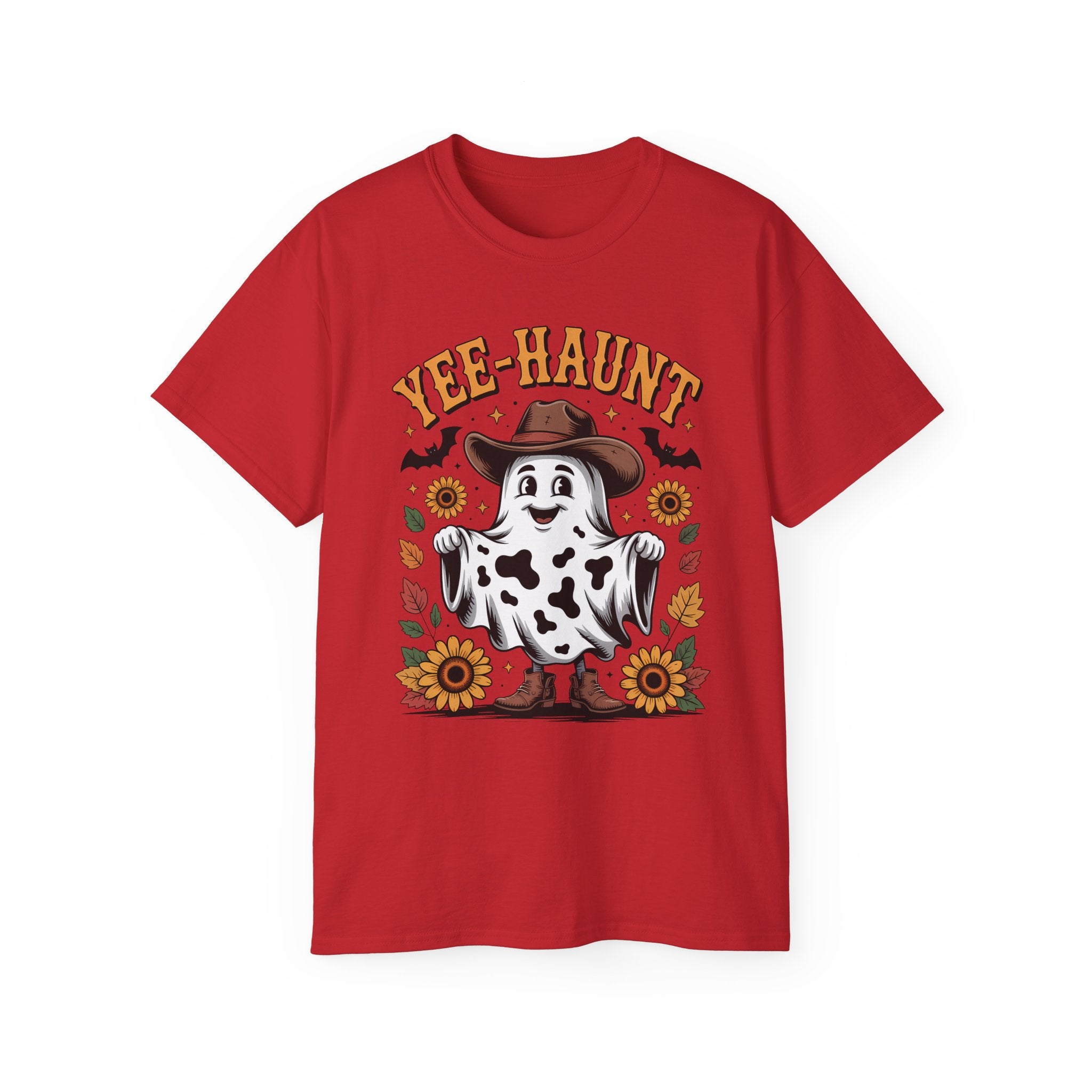 Spooky Style Cowboy Ghost T-Shirt