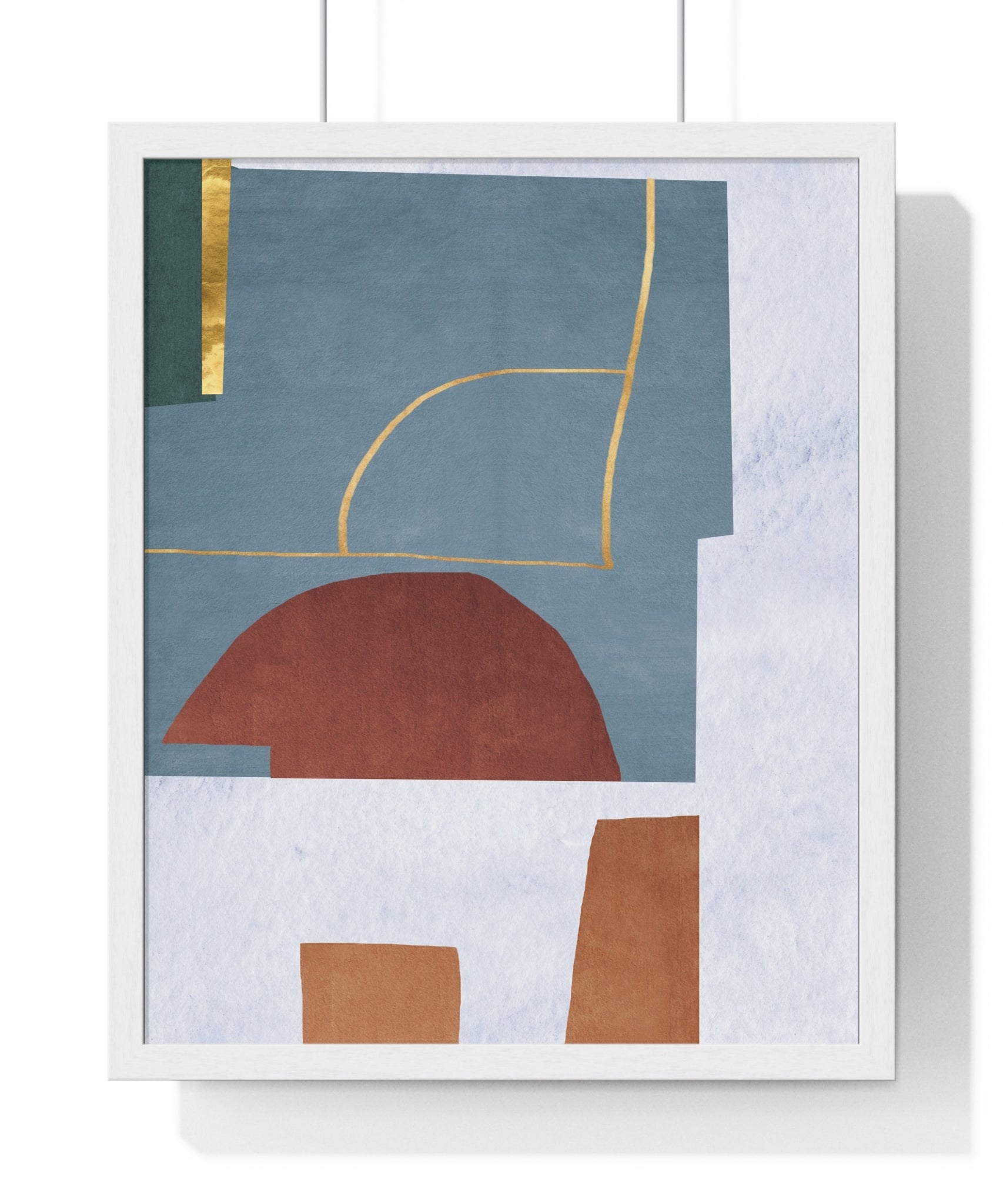 Abstract Carpet Texture Art – Wooden Framed Print