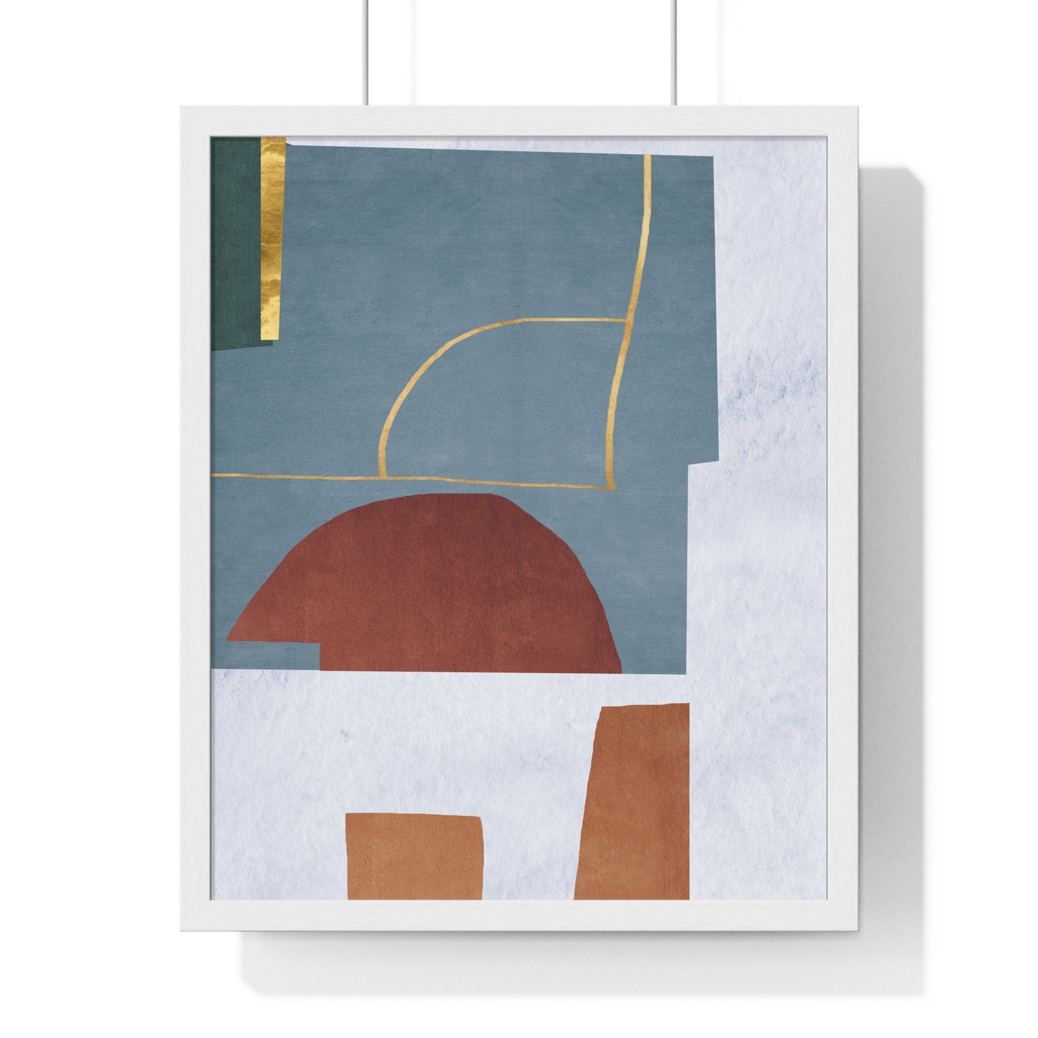 Abstract Carpet Texture Art – Wooden Framed Print