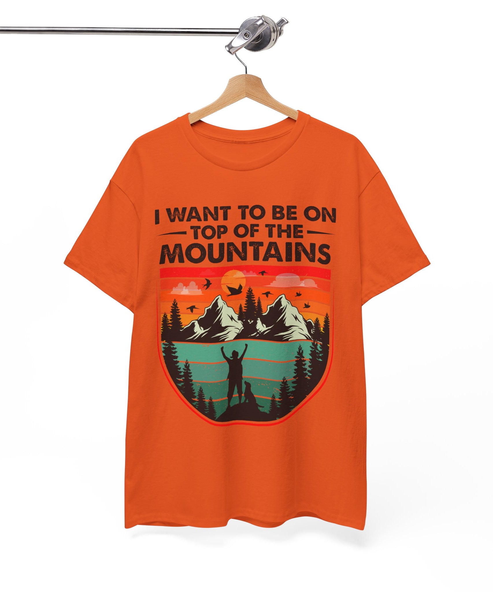 Retro Mountains T-Shirt - Adventure Vibes Tee | Gallory Hive