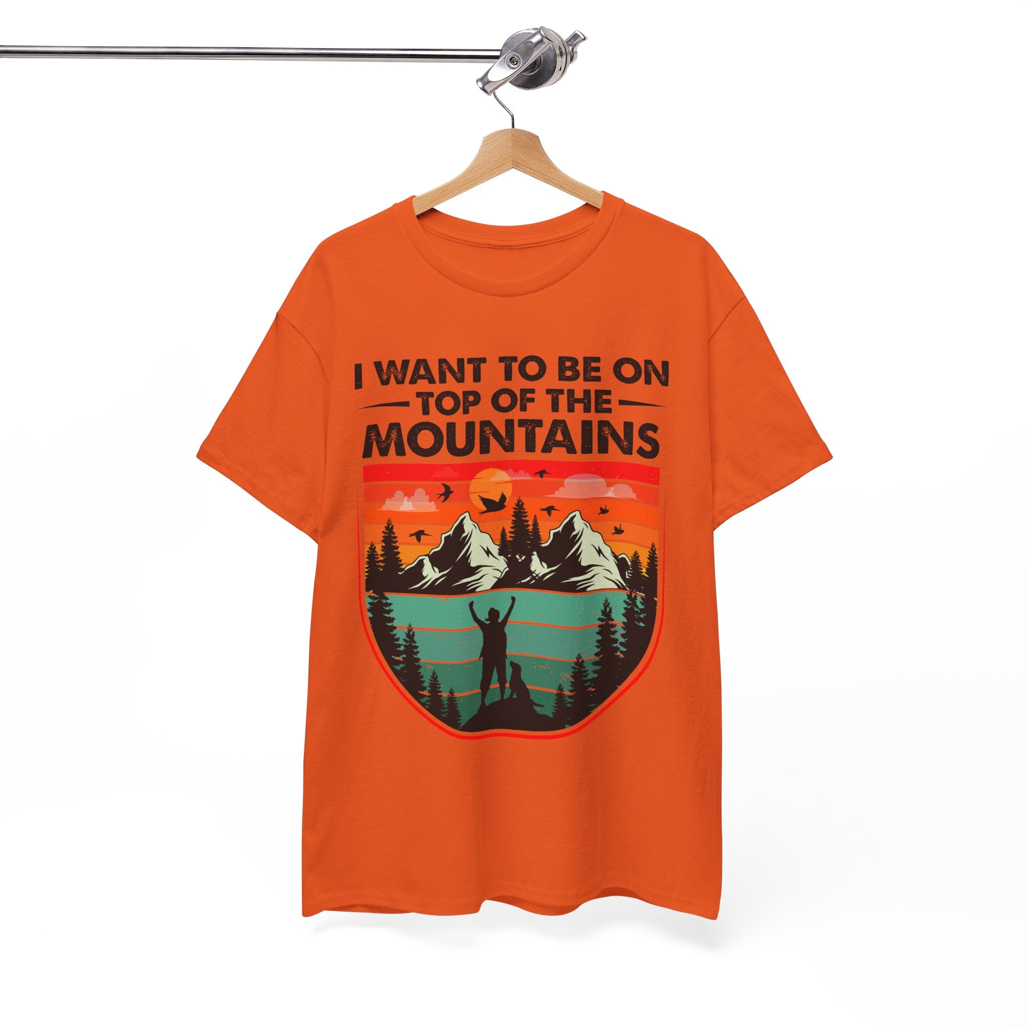 Retro Mountains T-Shirt - Adventure Vibes Tee | Gallory Hive
