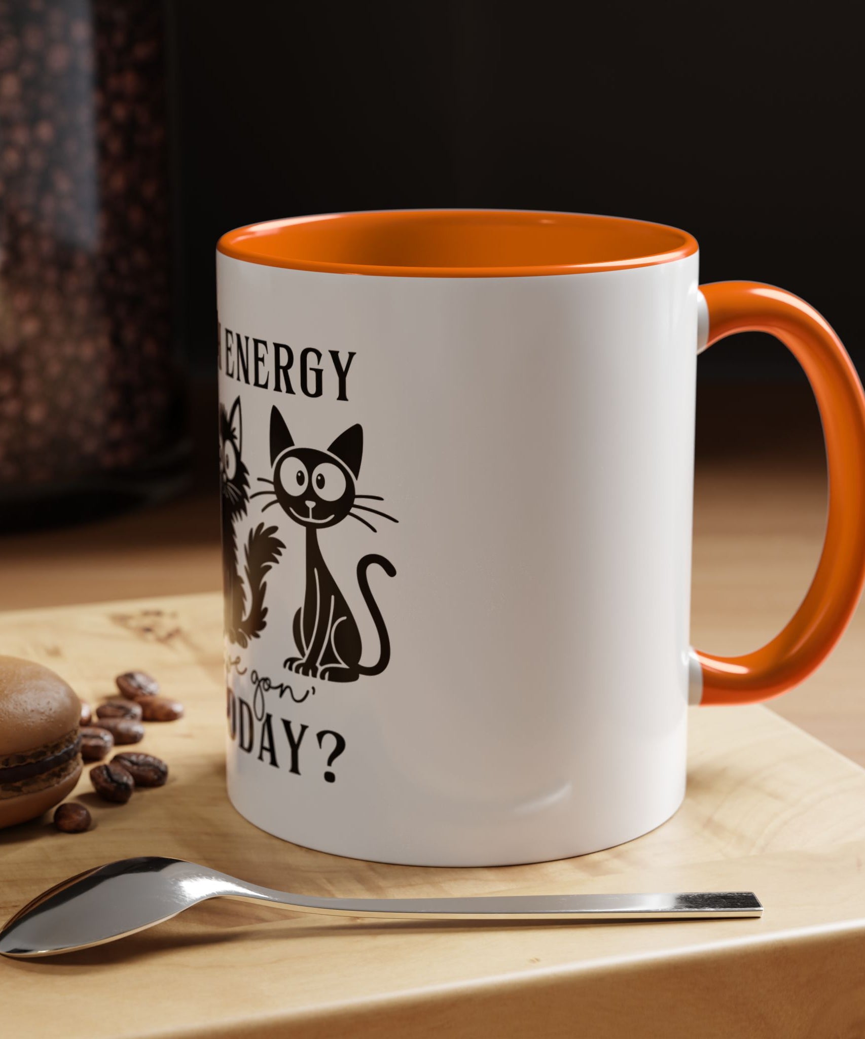 Quirky Cat Coffee Mug, Fun Kitty Mug for Cat Lovers, Gift for Pet Owners, Unique Cat-Themed Drinkware, Cute Cat Lover Present