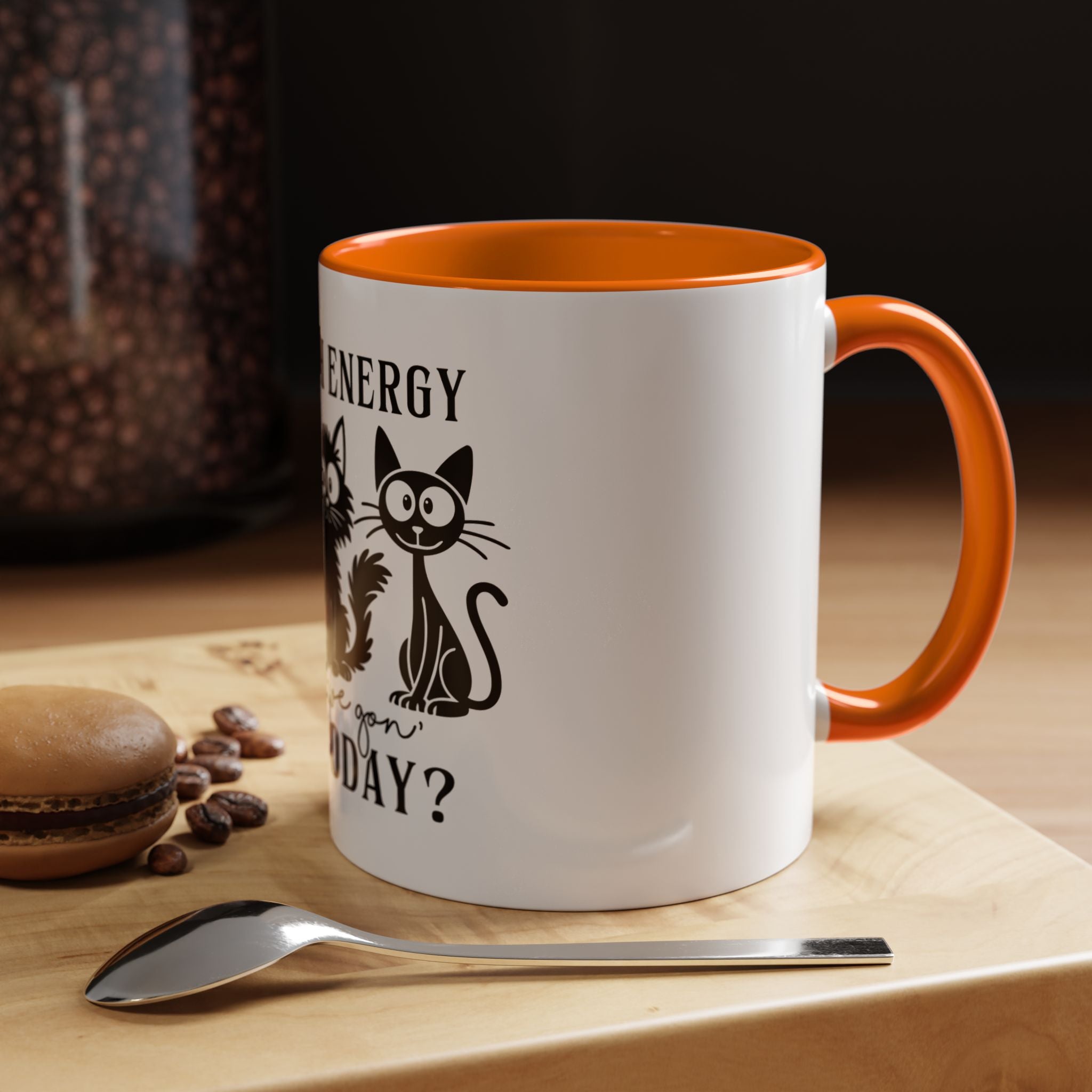 Quirky Cat Coffee Mug, Fun Kitty Mug for Cat Lovers, Gift for Pet Owners, Unique Cat-Themed Drinkware, Cute Cat Lover Present