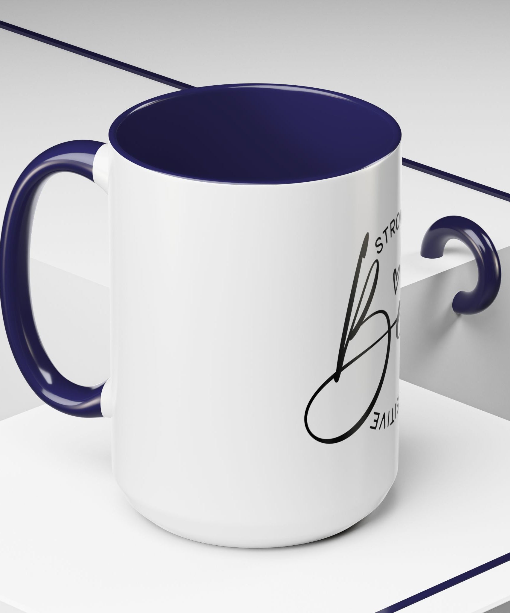 Inspirational Coffee Mug | Be Strong, Confident, Positive | Gift for Women, Motivational Drinkware, Self-Care, Encouragement