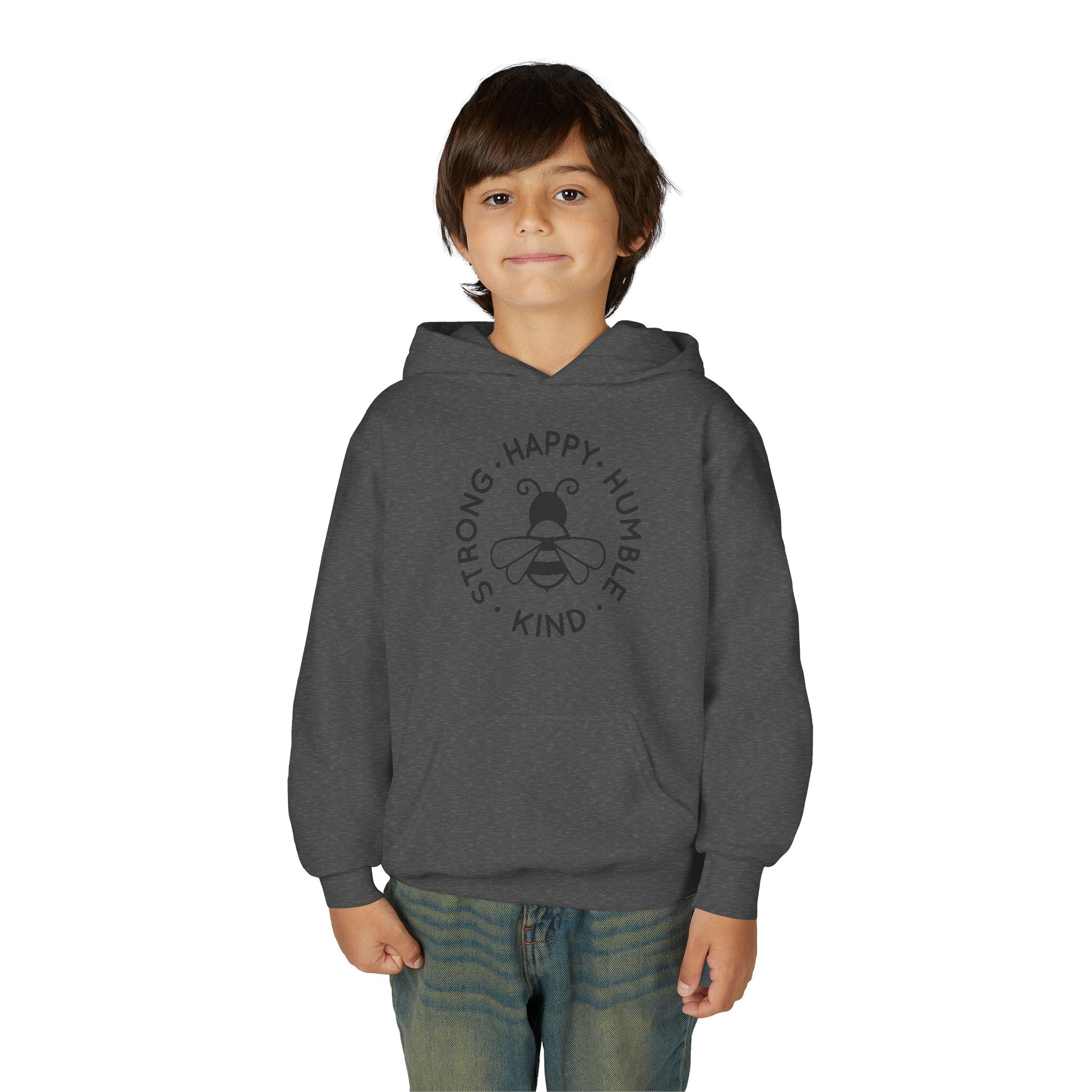 Unisex Kid's "Strong Happy Humble Kind" Hoodie