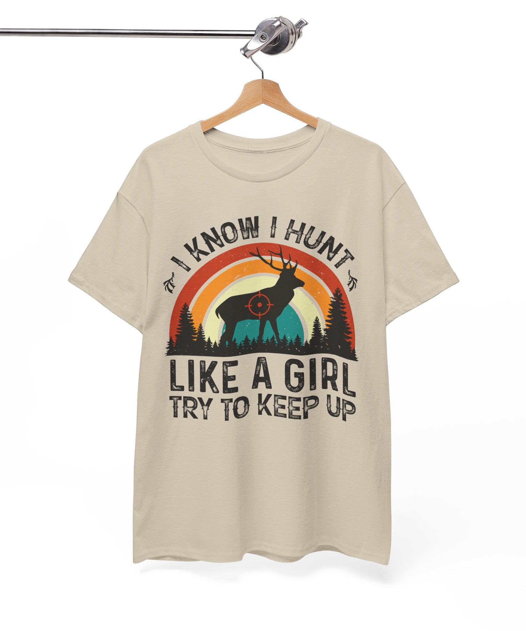Sunset Target Deer Shirt – Hunting Vibes