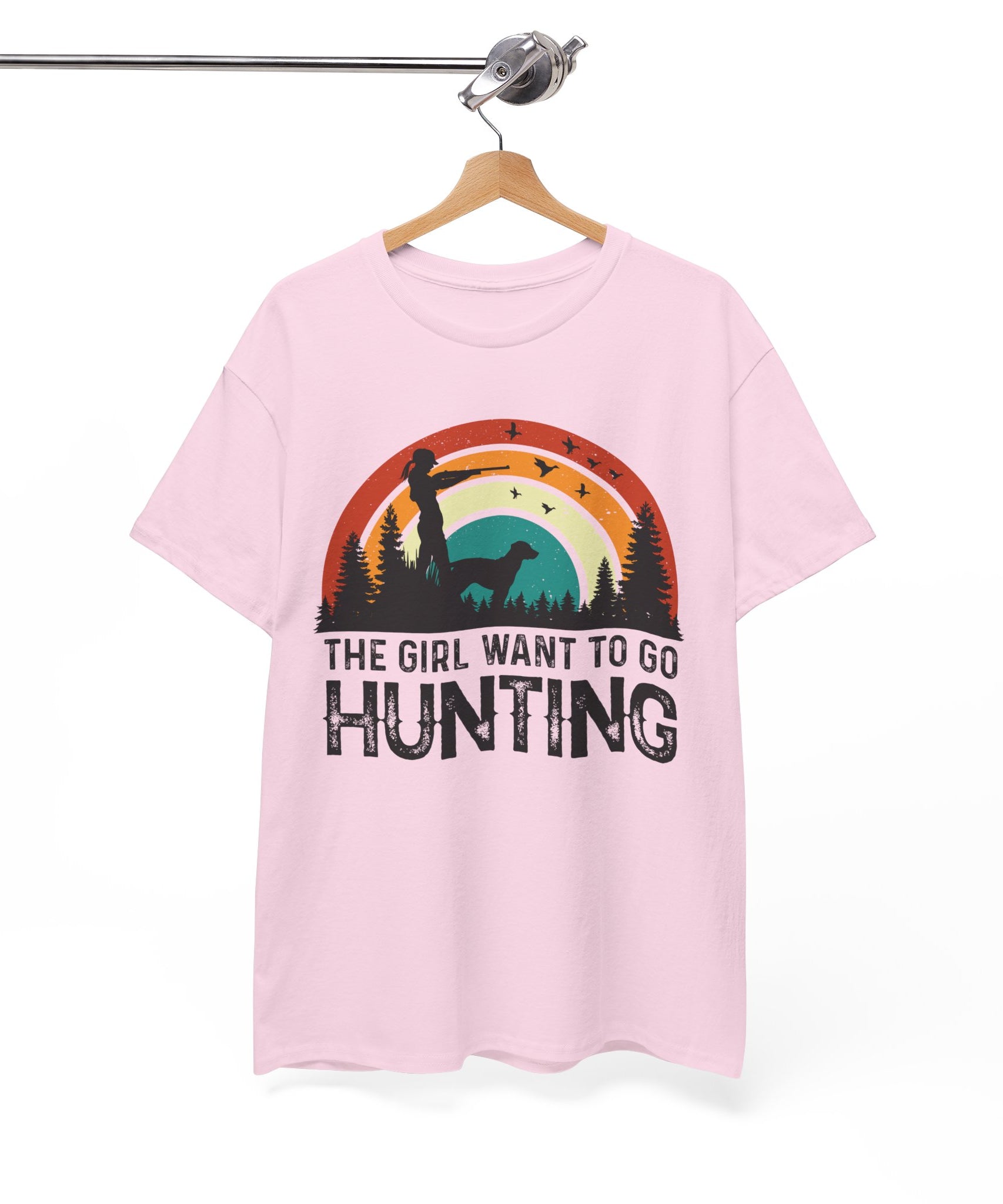 Retro Hunter Shirt – Birds & Pines