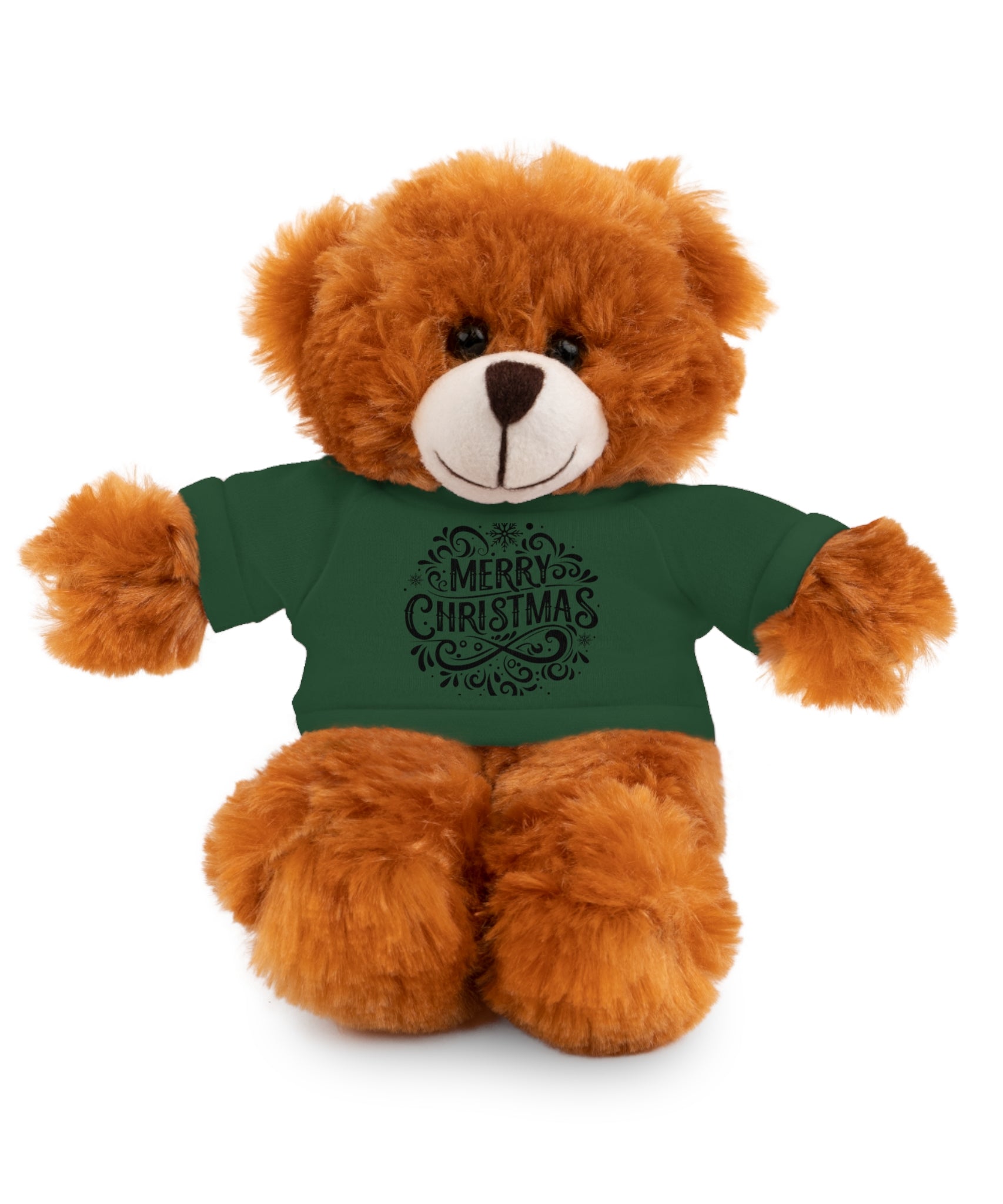Festive Merry Christmas Stuffed Teddy Bear | Gallory Hive