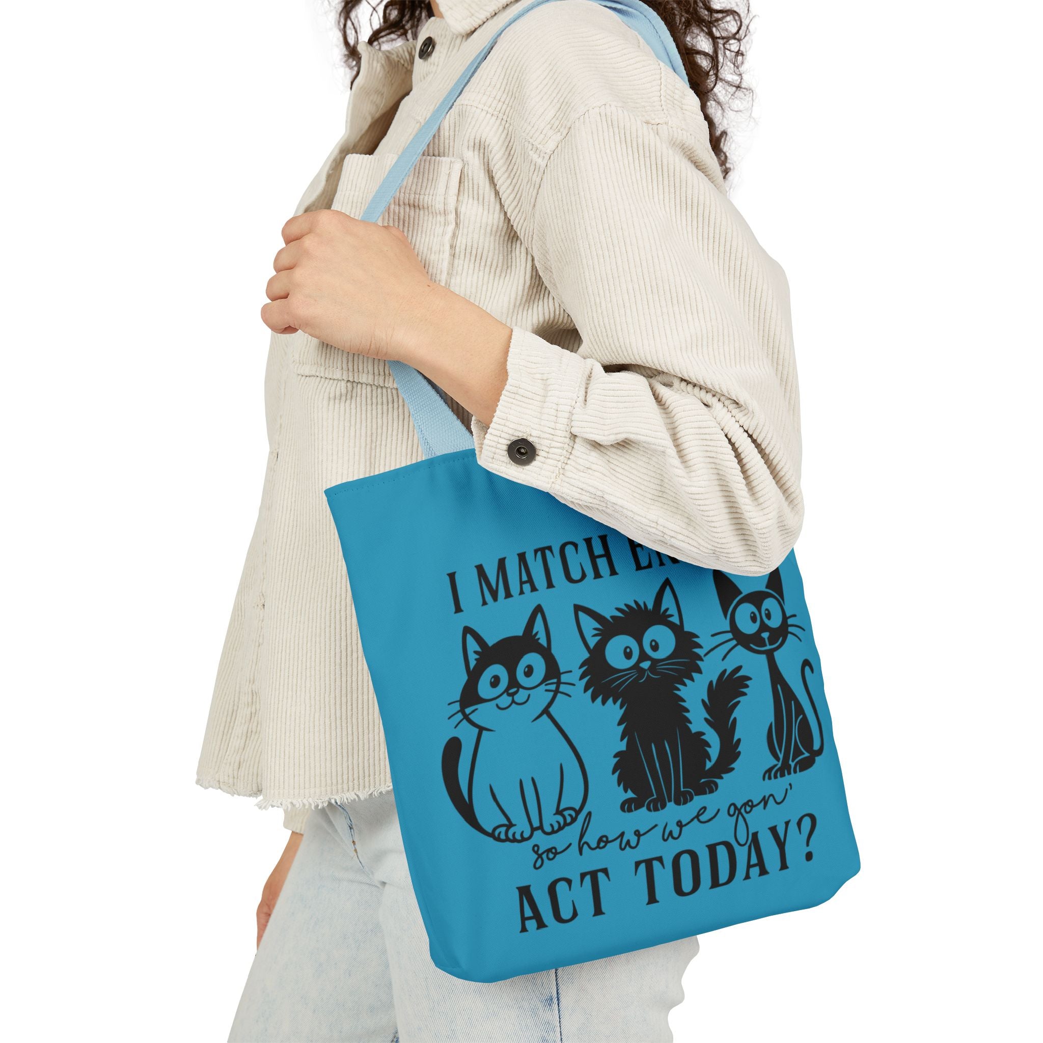 Cute Turquoise Canvas Tote – Reusable Bag | Gallory Hive