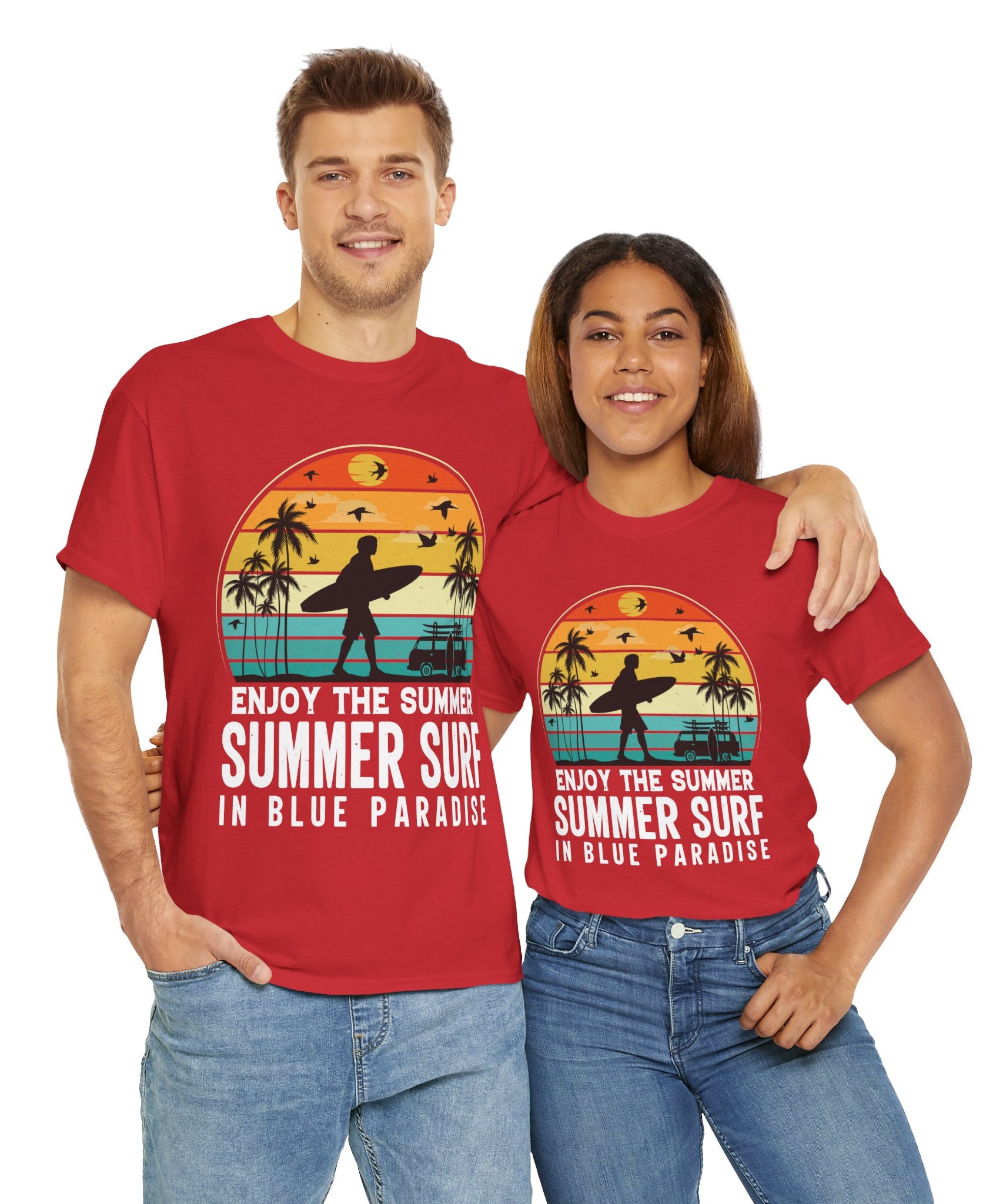 Summer Surf Van Sunset Shirt