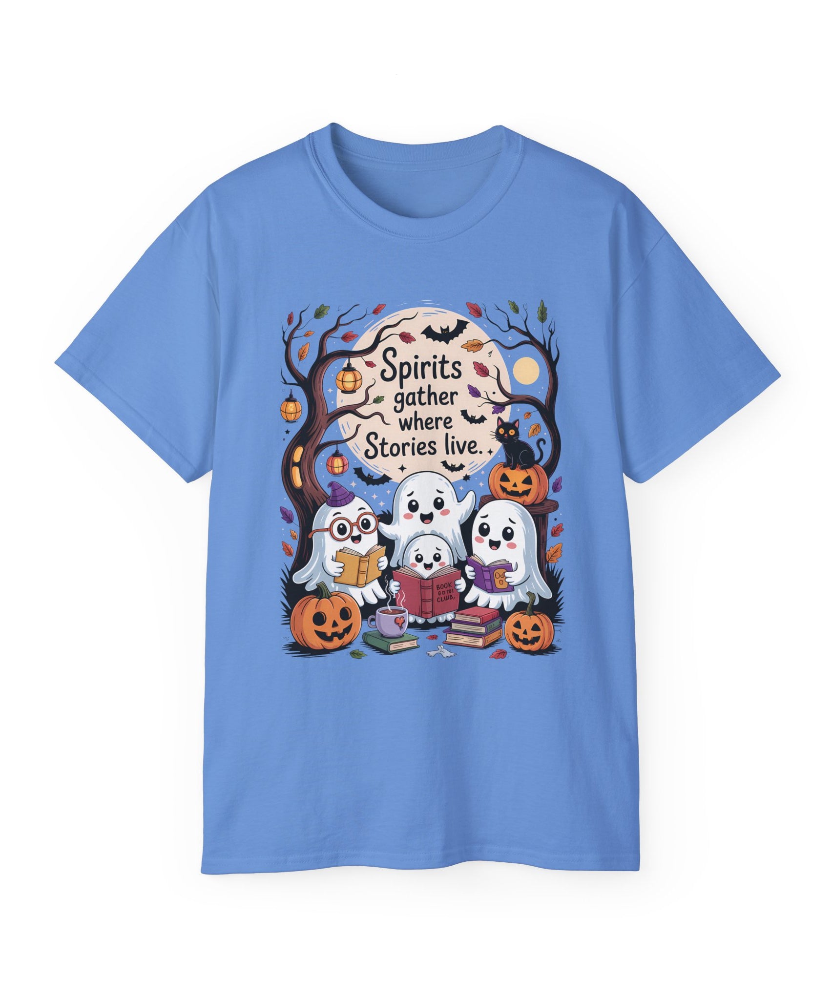 Halloween Ghost Book Club Tee | Gallory Hive