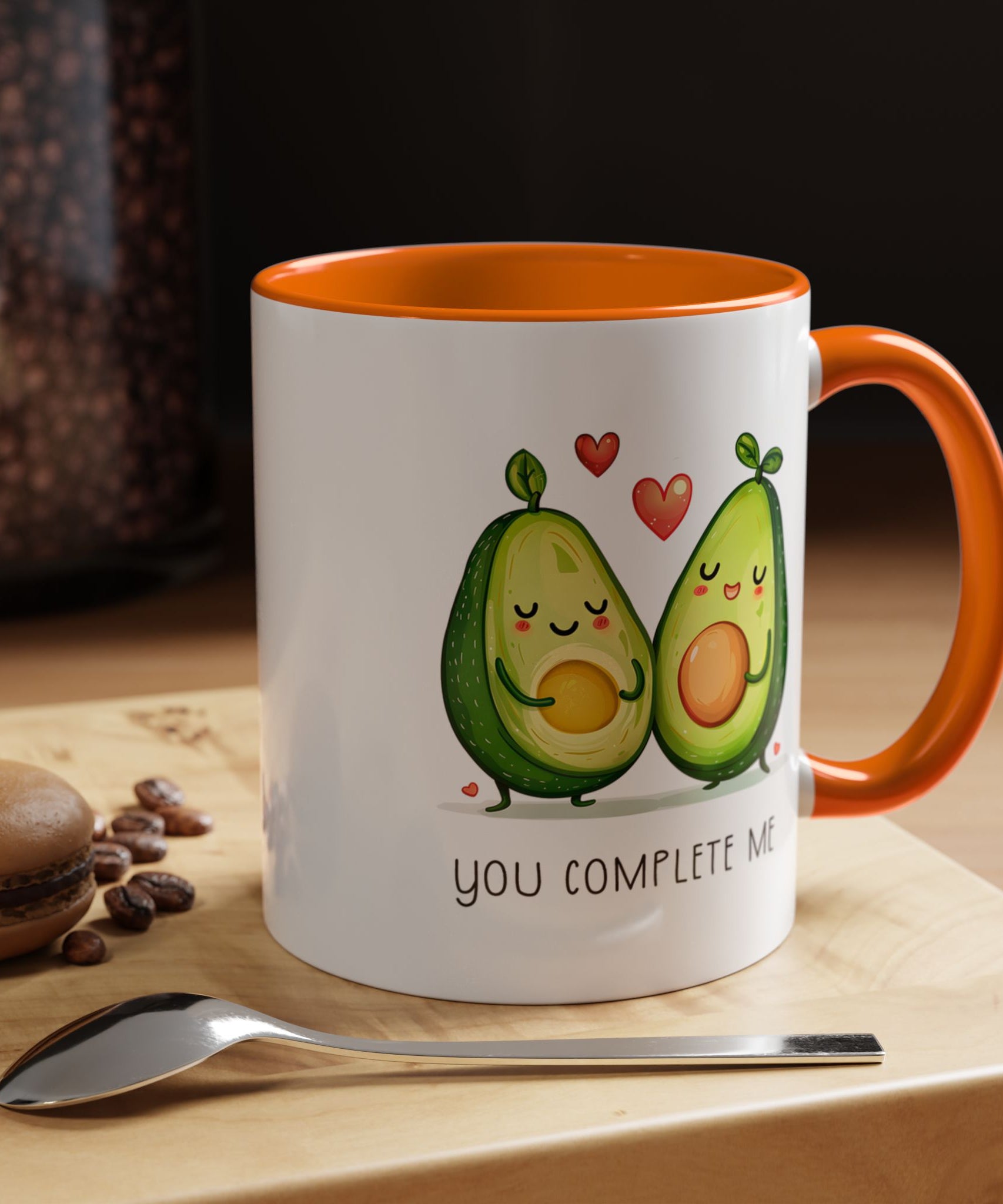 Funny Avocado Couple Ceramic Coffee Mug | Gallory Hive