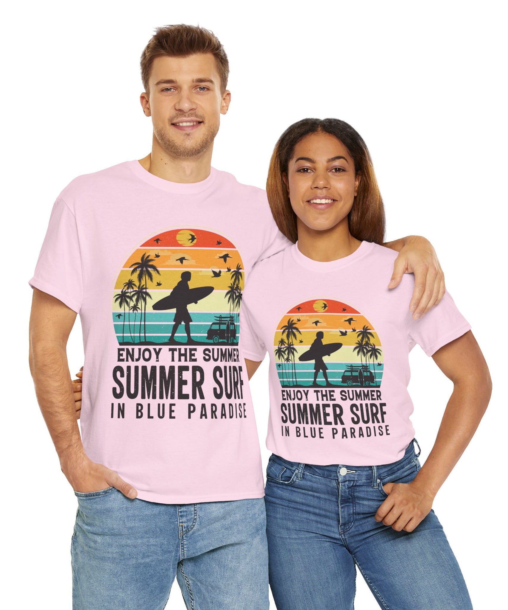 Summer Surf Van Sunset Shirt