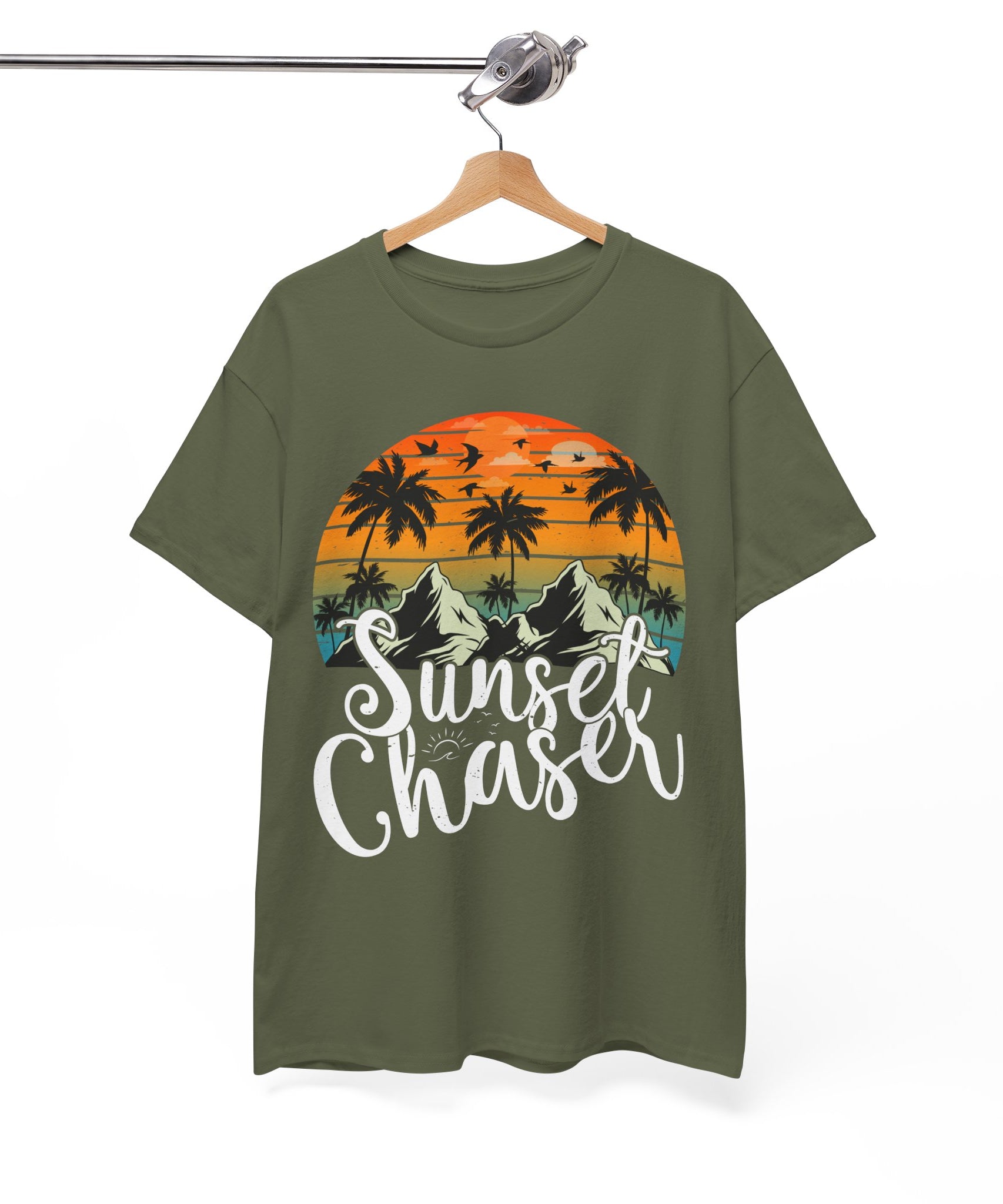 Sunset Surf Tee – Tropical & Mountain Vibes | Gallory Hive