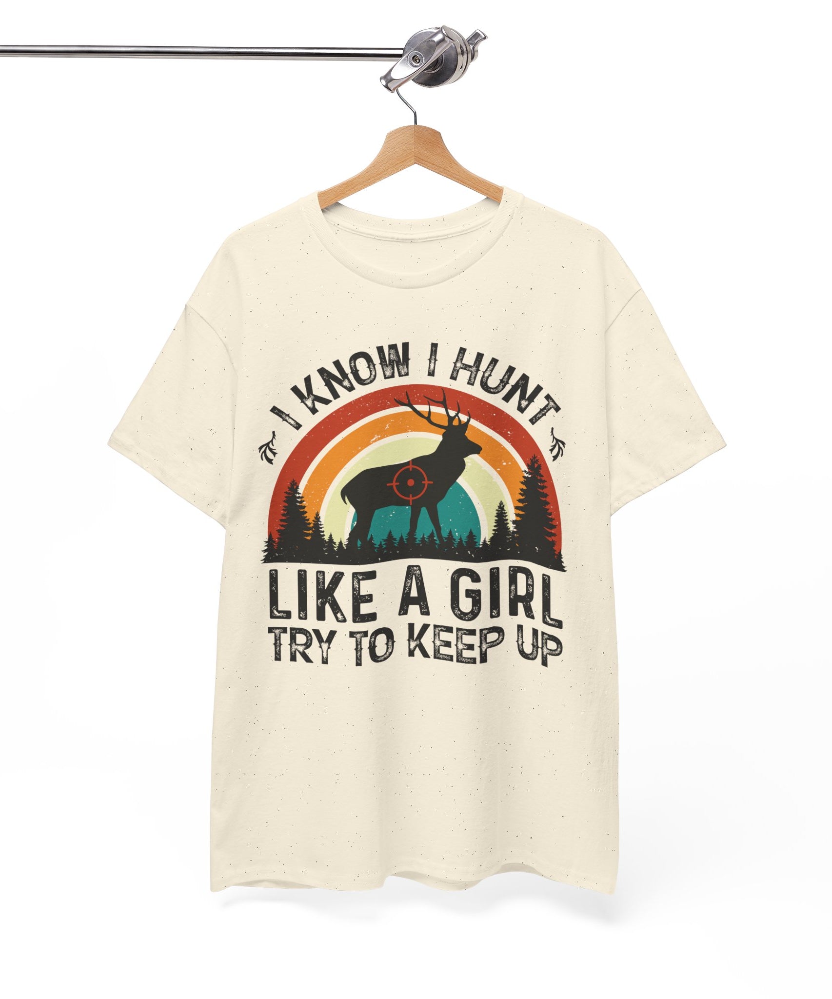 Sunset Target Deer Shirt – Hunting Vibes