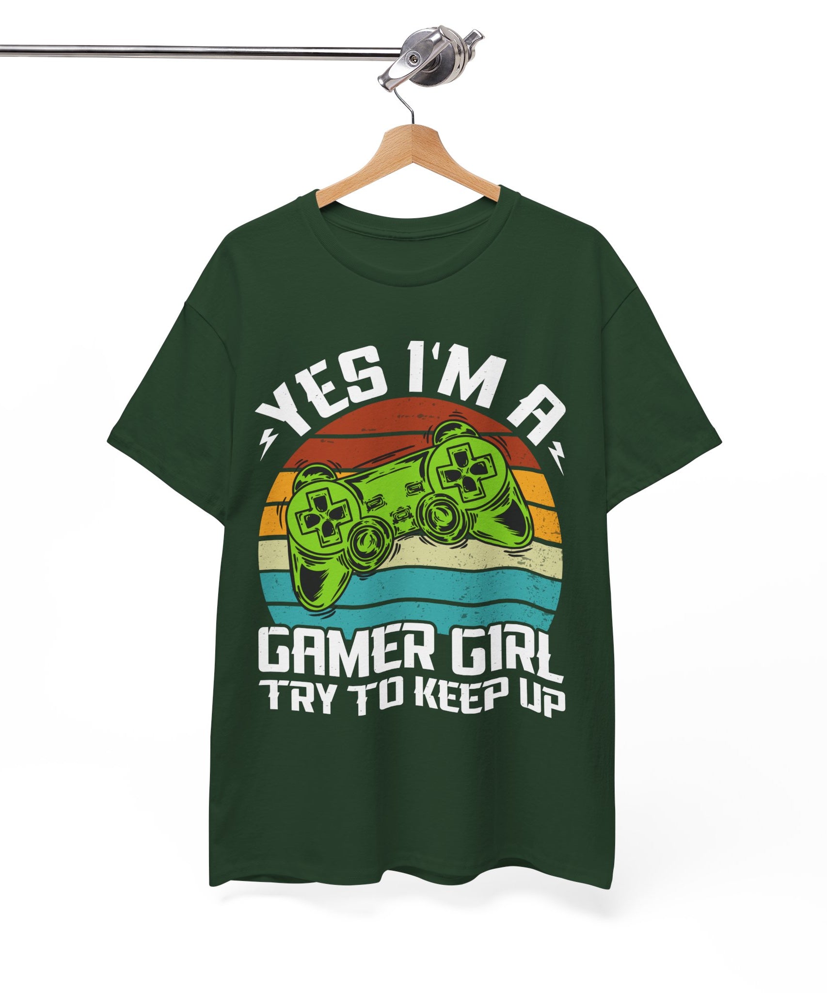 Retro Gamer Girl Tee - Gaming Vibes | Gallory Hive