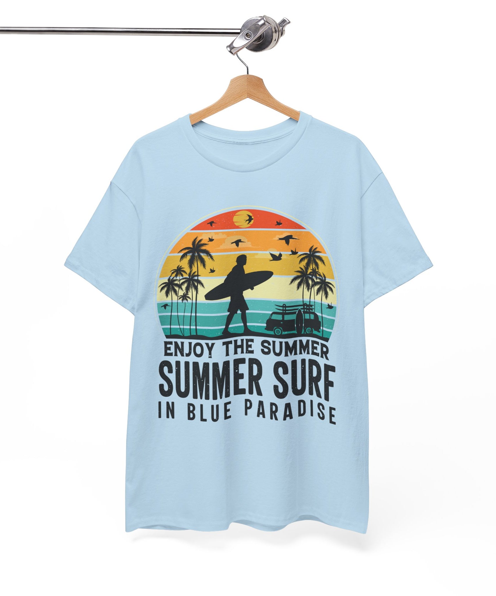 Summer Surf Van Sunset Shirt | Gallory Hive