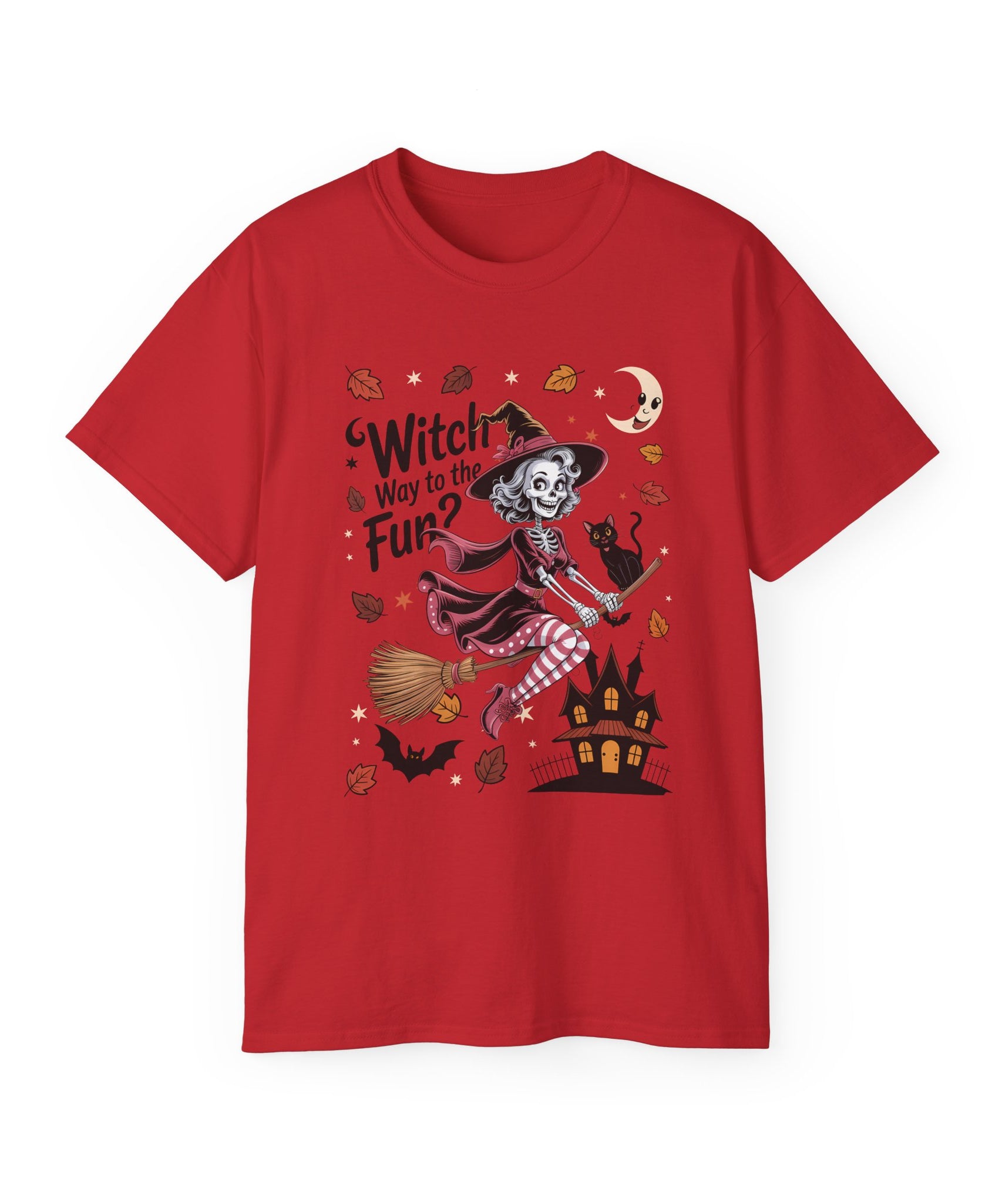 Spooky Cute Witch Ride Halloween Shirt | Gallory Hive