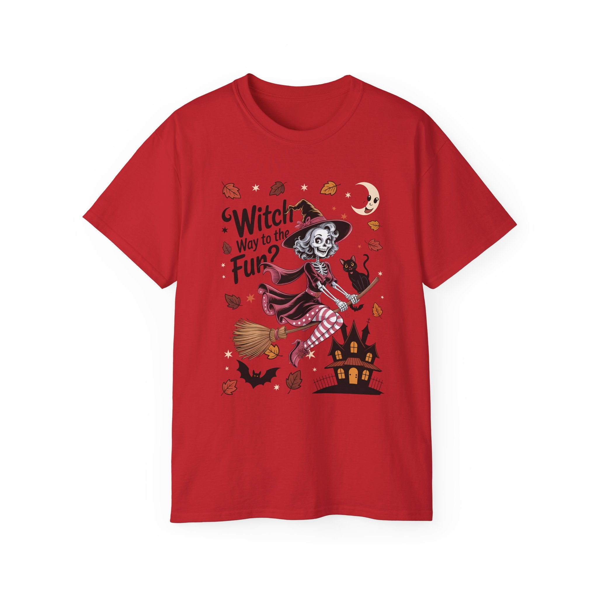 Spooky Cute Witch Ride Halloween Shirt | Gallory Hive