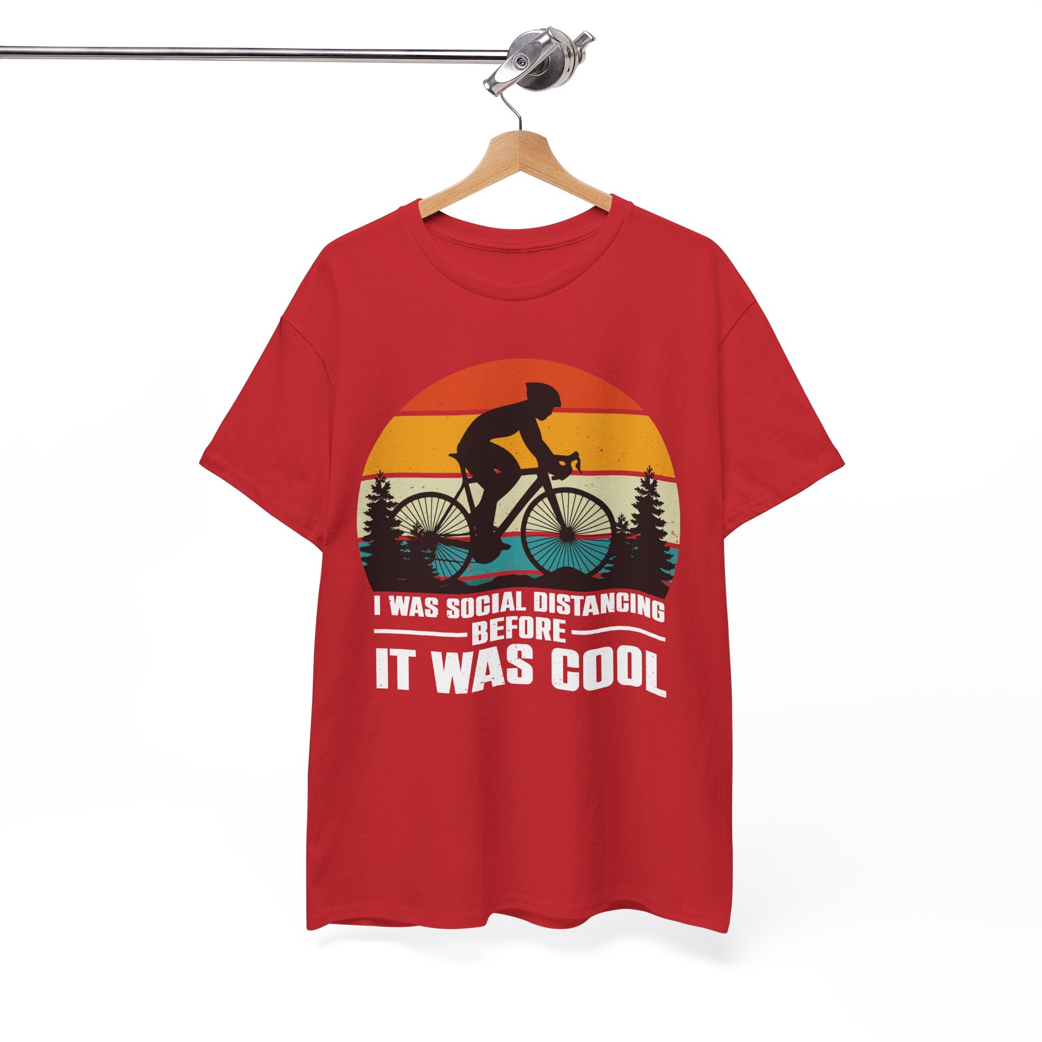 Retro Social Distancing Cyclist Tee