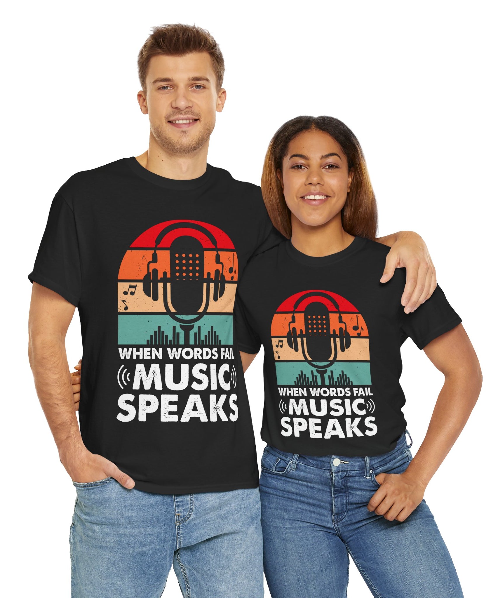 Vintage Audio Tee – Music Lover Style