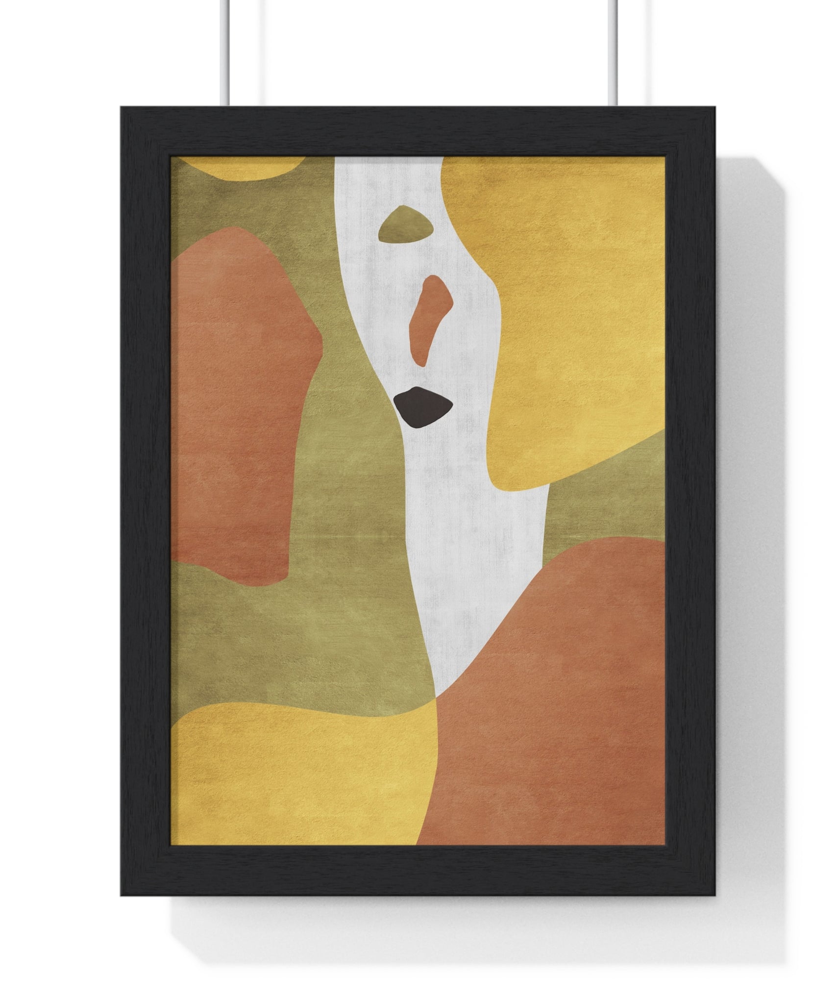 Abstract Carpet Texture Art – Wooden Framed Print