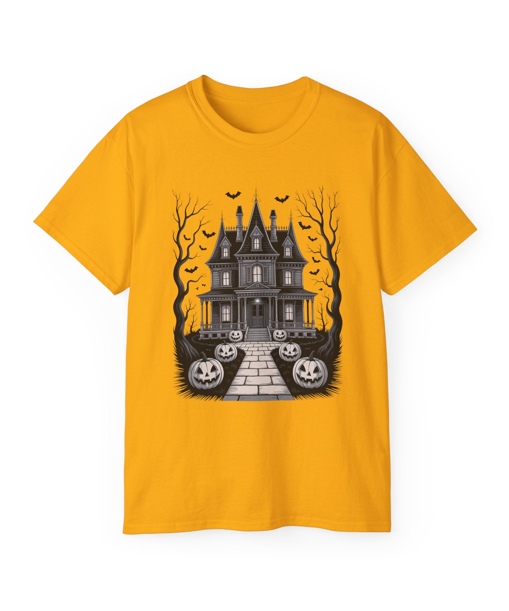 Haunted House Halloween Night Tee | Gallory Hive