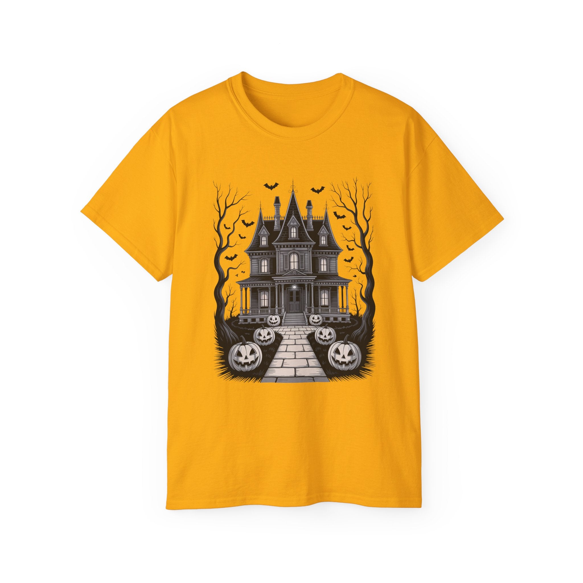 Haunted House Halloween Night Tee | Gallory Hive