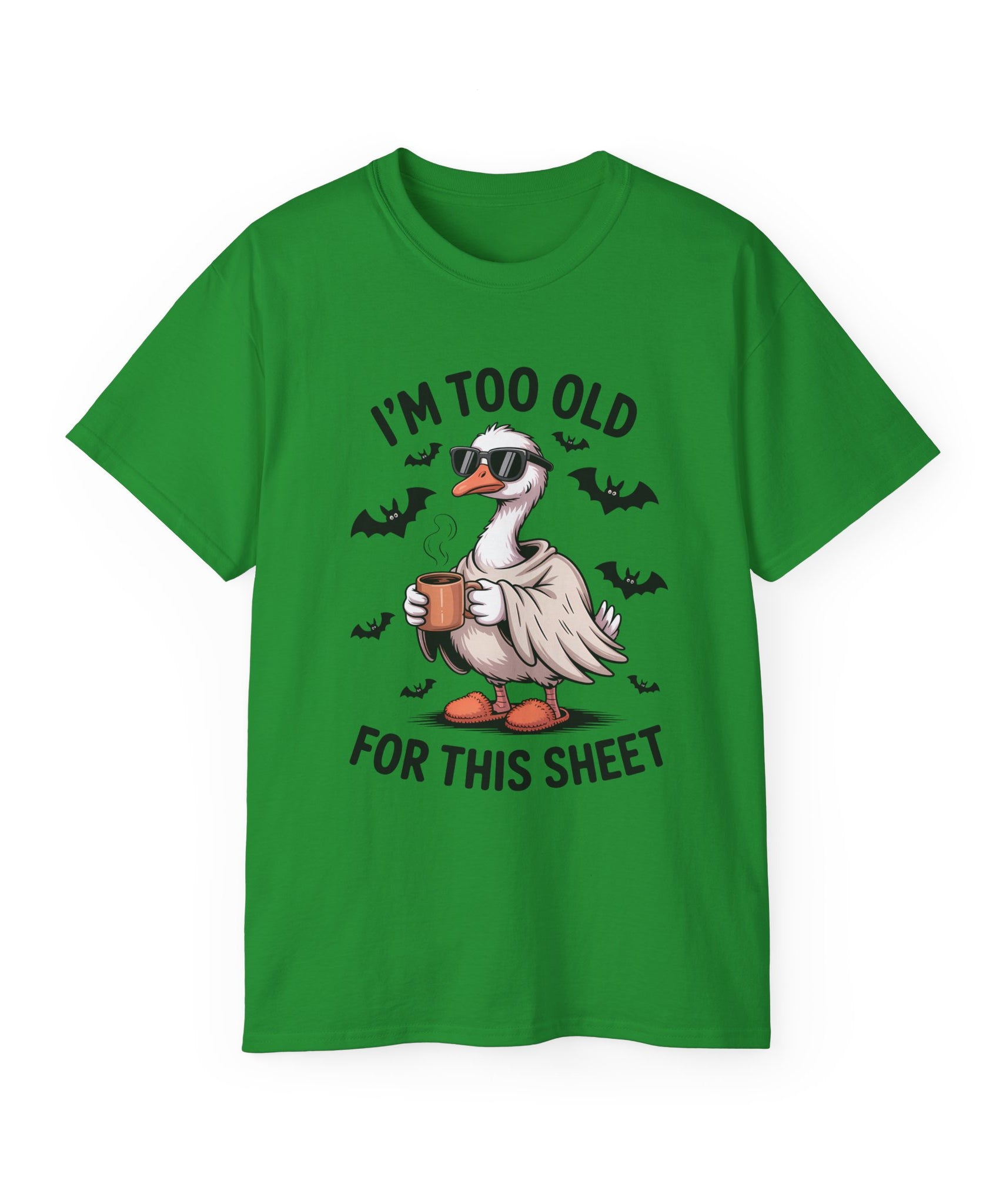 Funny Goose T-Shirt - Halloween Sheet Pun Tee