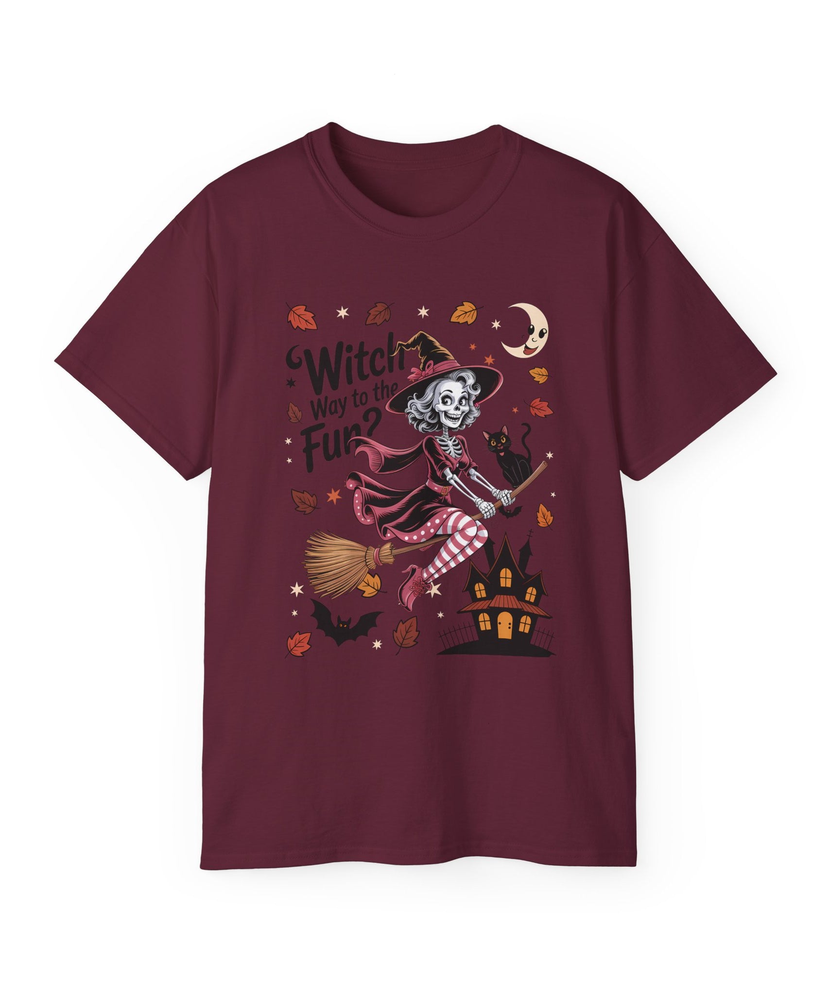 Spooky Cute Witch Ride Halloween Shirt | Gallory Hive