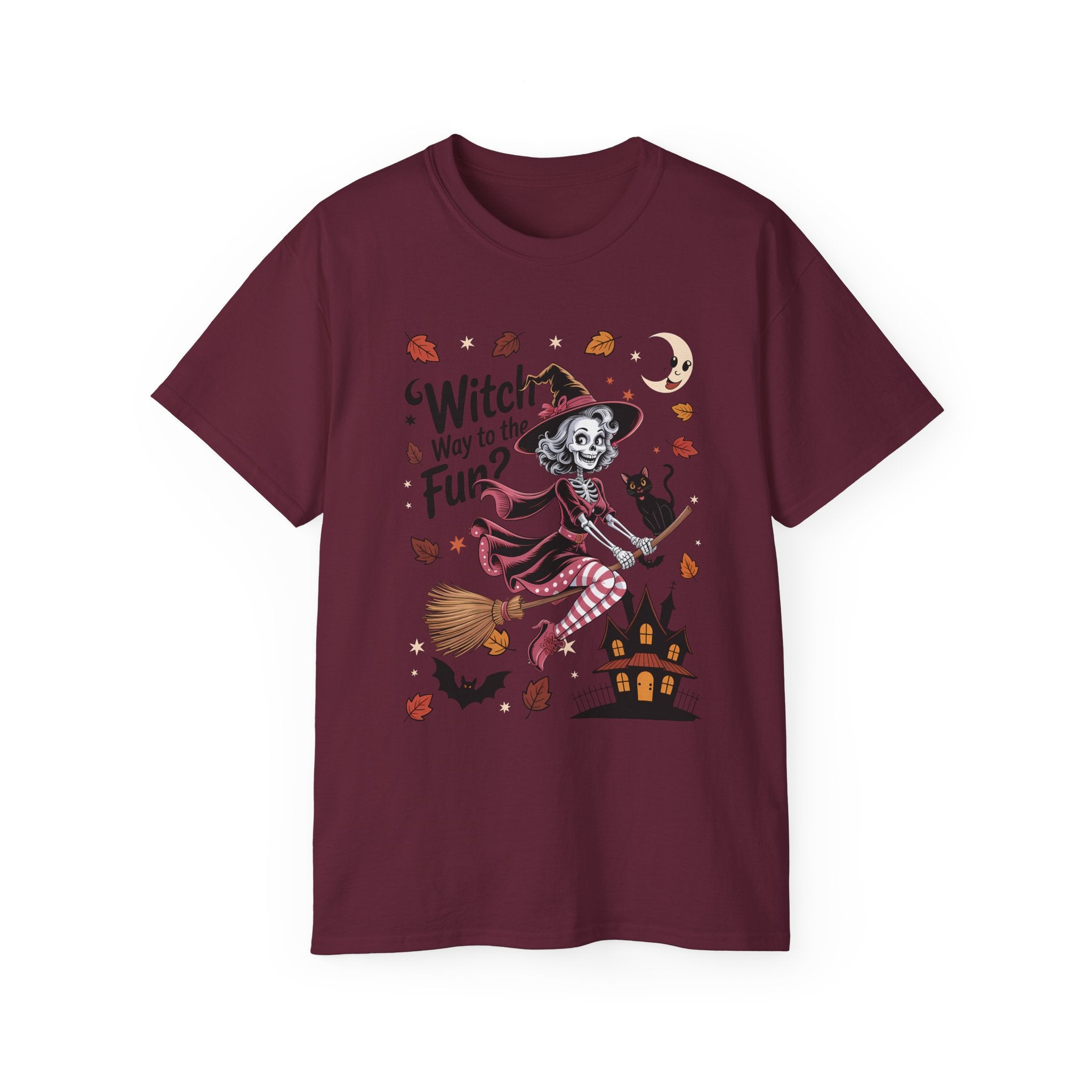 Spooky Cute Witch Ride Halloween Shirt | Gallory Hive