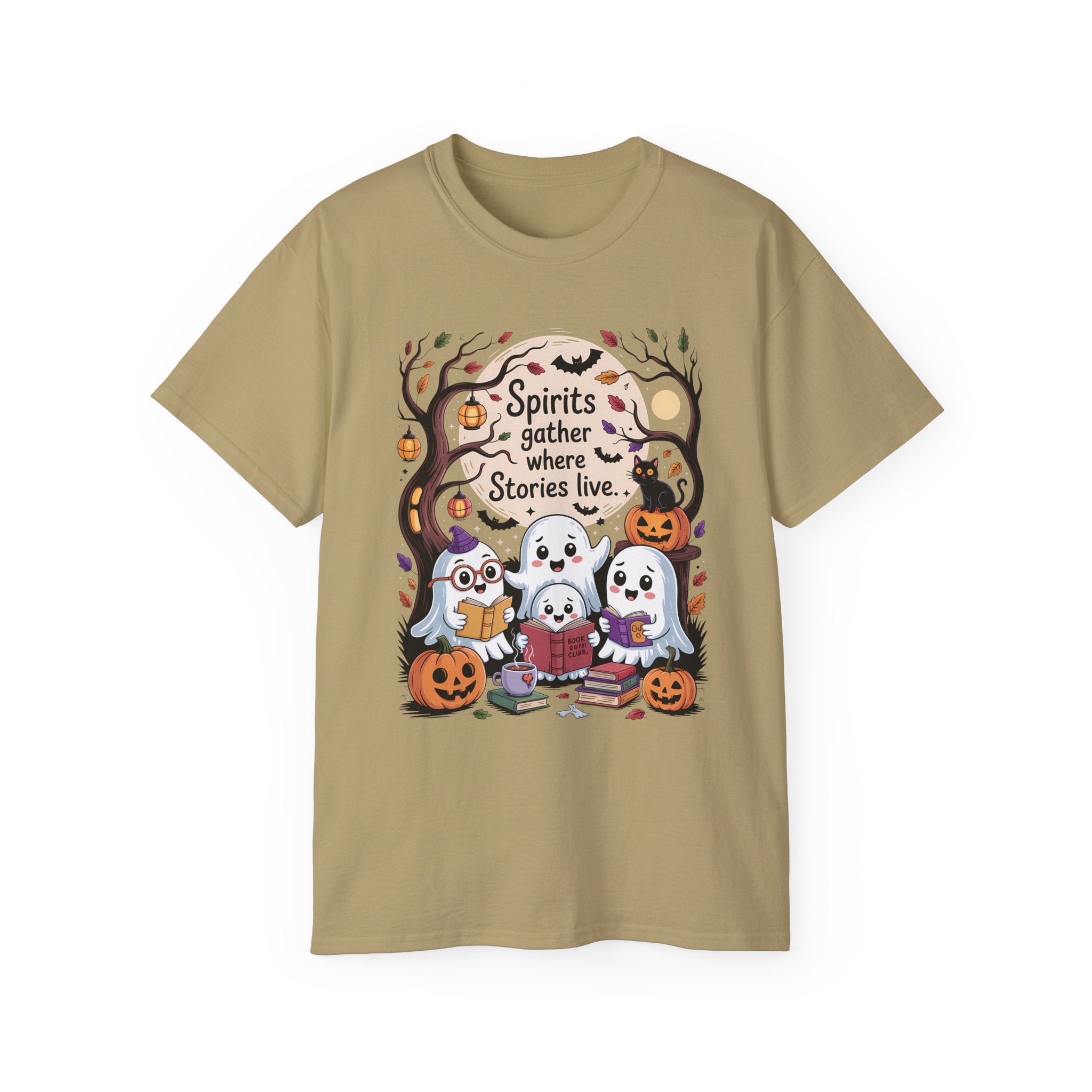 Halloween Ghost Book Club Tee