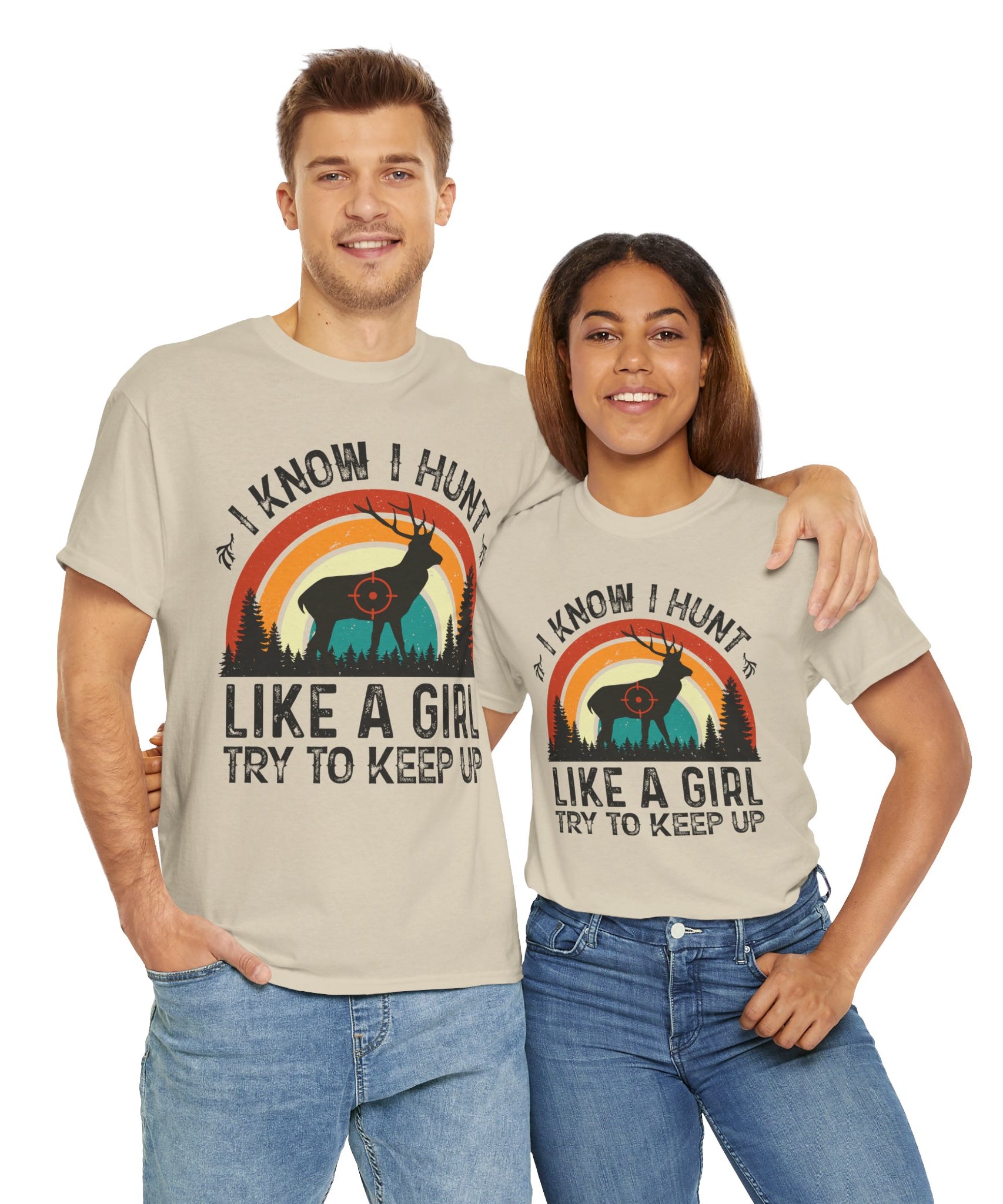 Sunset Target Deer Shirt – Hunting Vibes