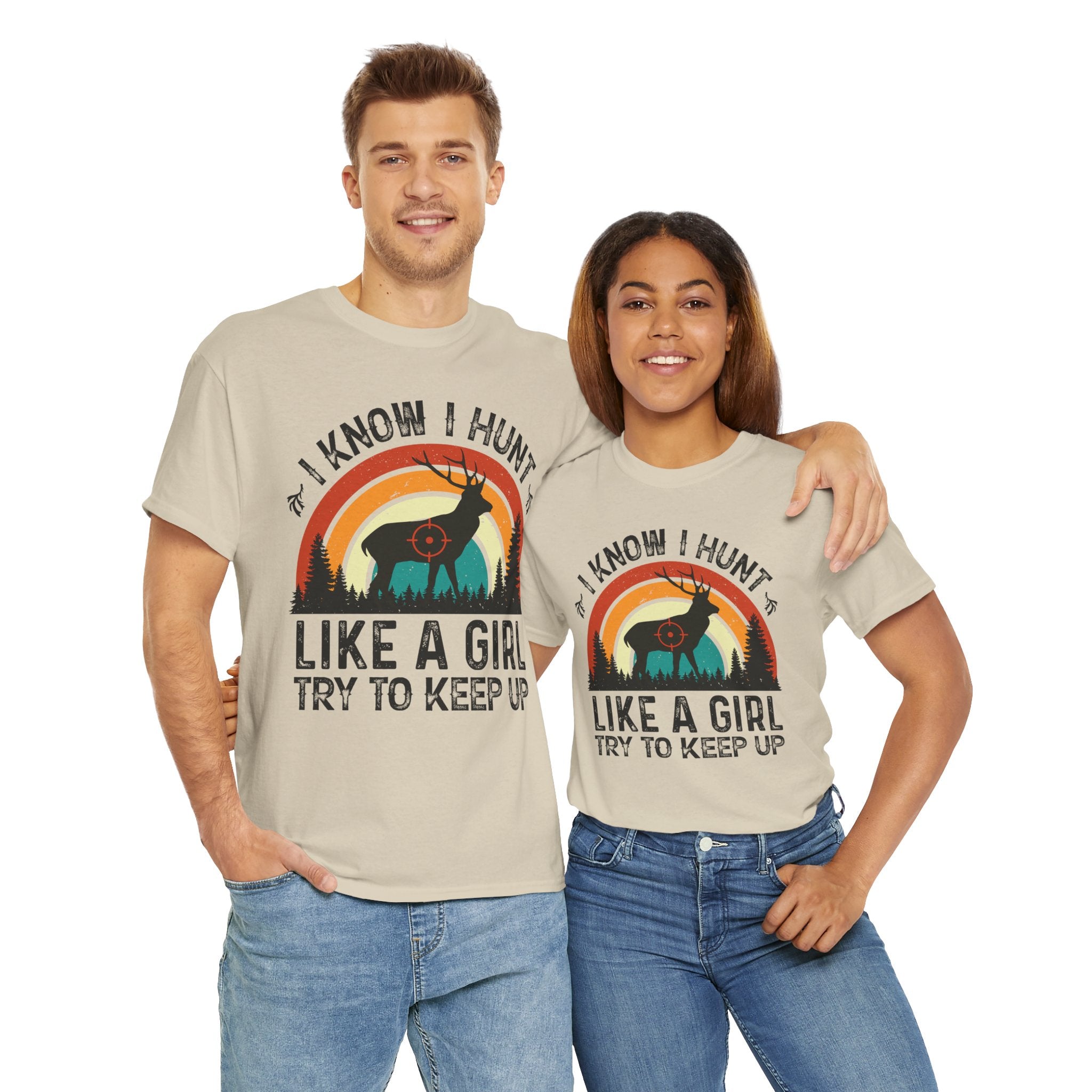 Sunset Target Deer Shirt – Hunting Vibes