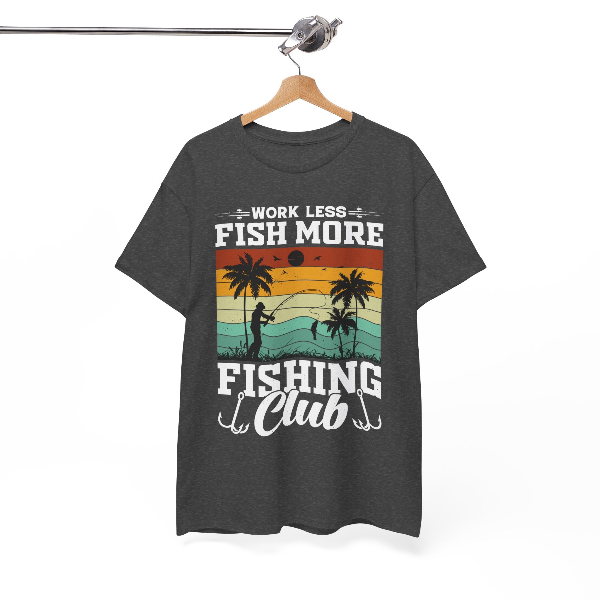 Retro Fisherman Sunset T-Shirt