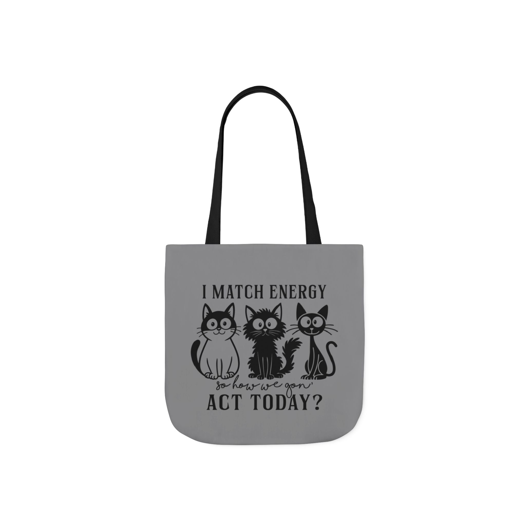 Reusable Grey Cat Tote Bag – Cute Design | Gallory Hive
