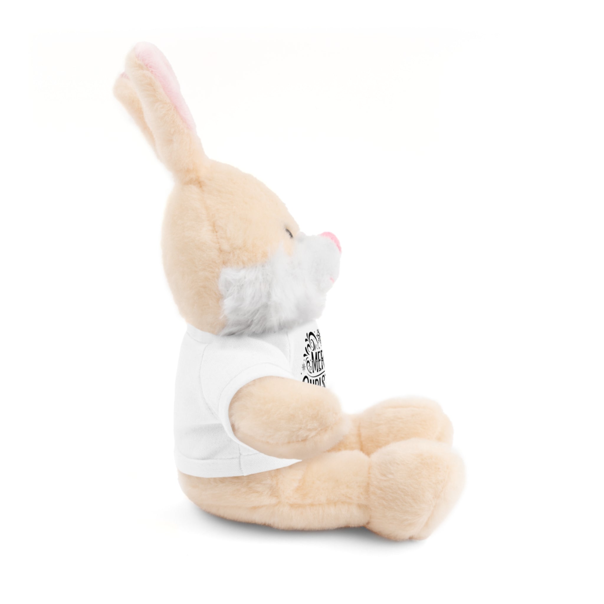 Festive Merry Christmas Stuffed Bunny | Gallory Hive