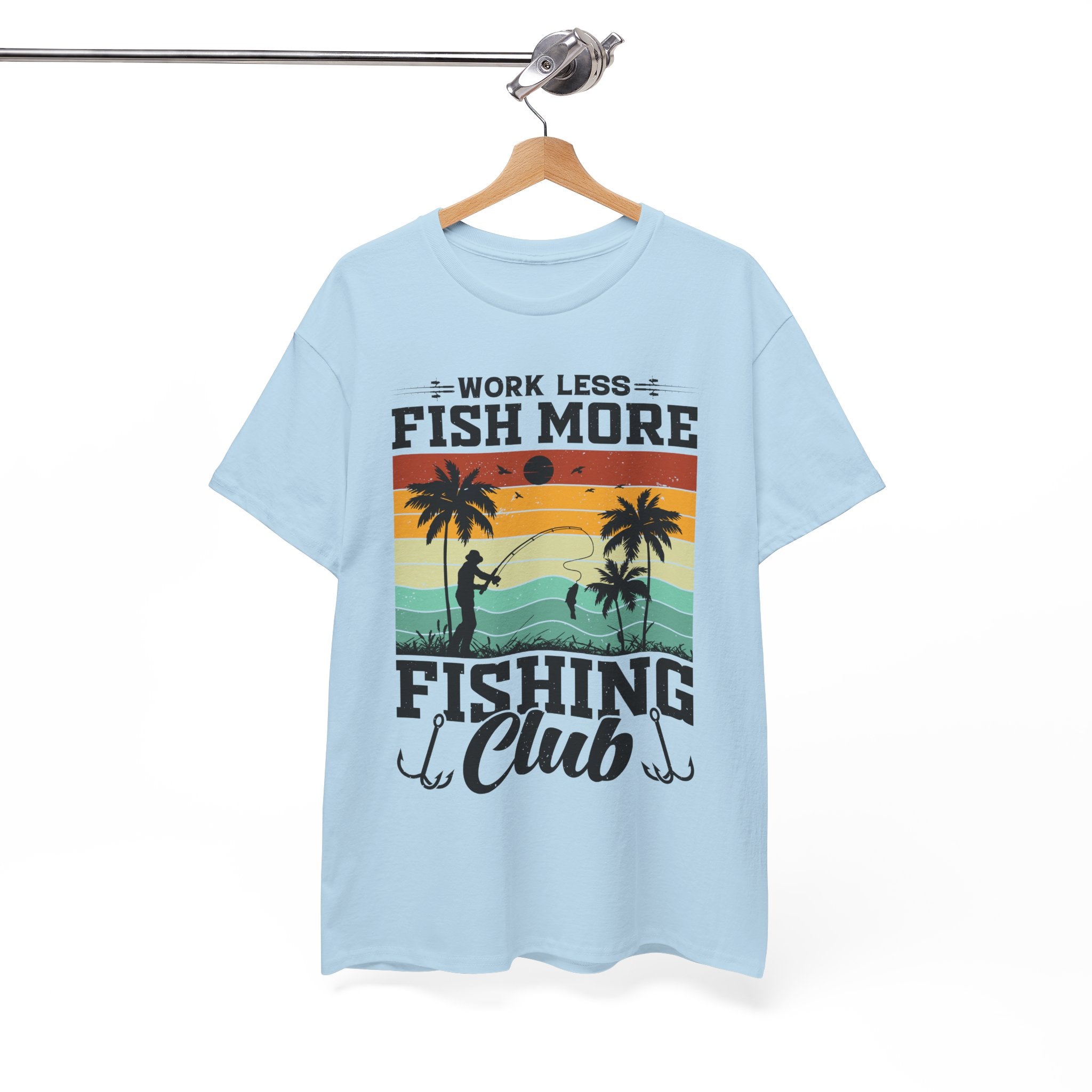 Retro Fisherman Sunset T-Shirt