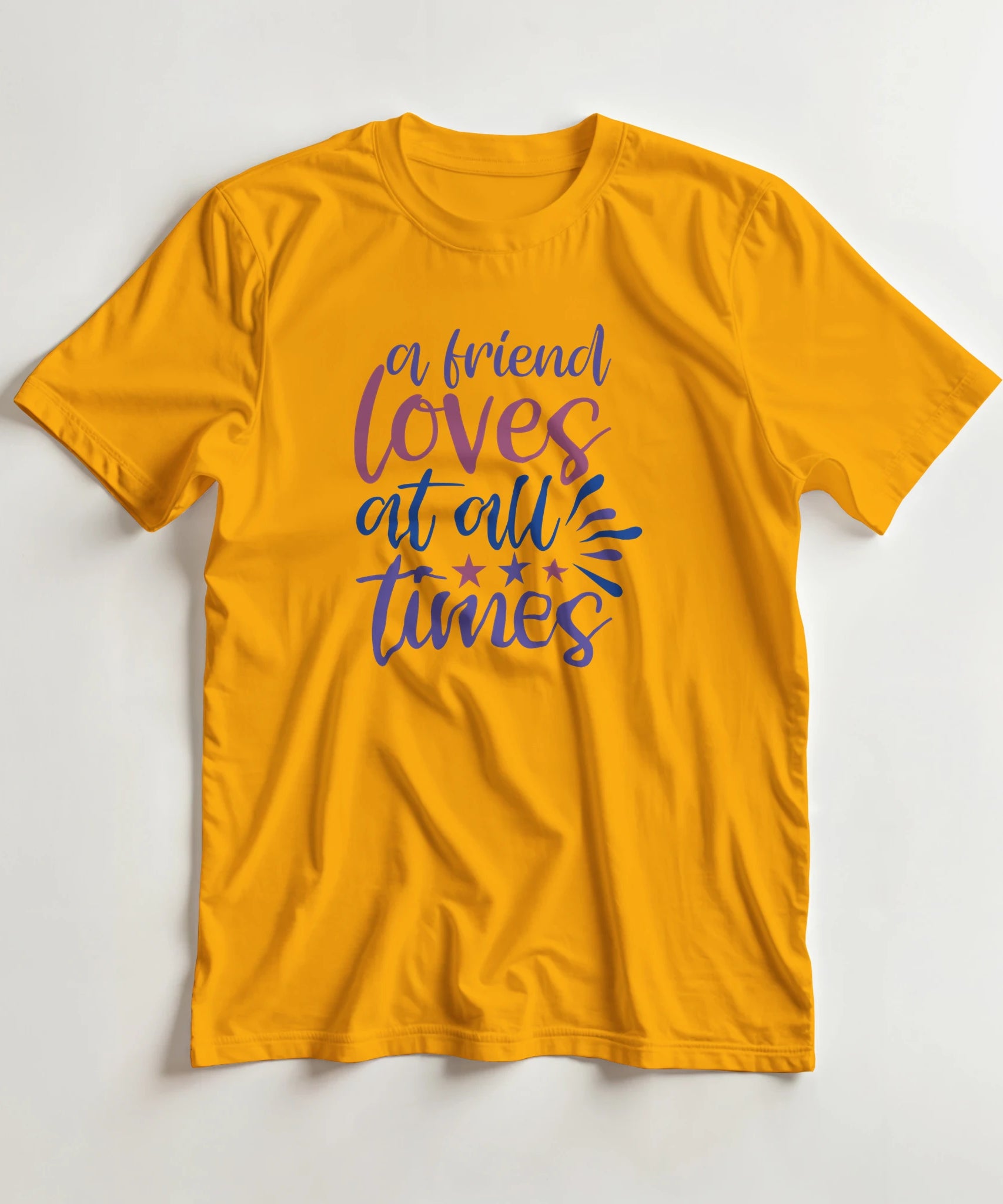 A Friend Loves Always – Unisex Minimalist Tee | Gallory hive