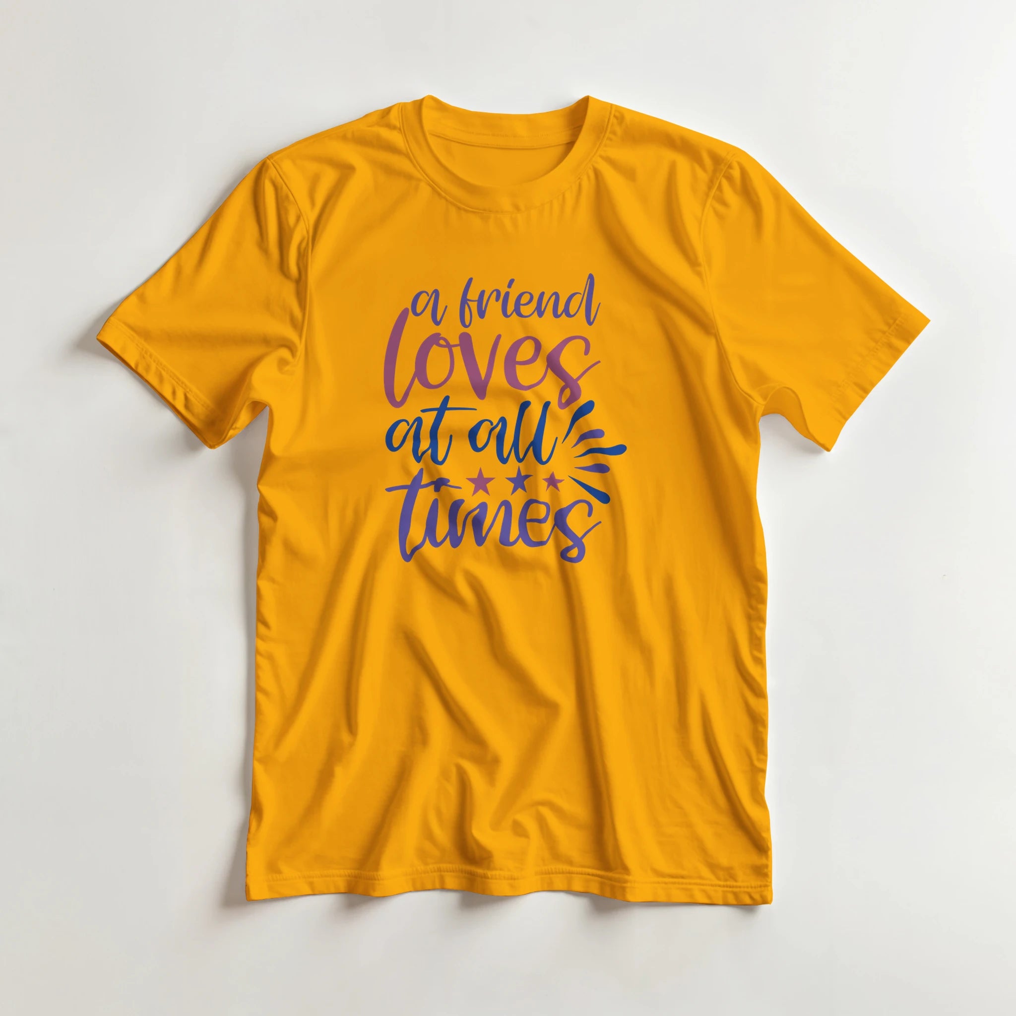 A Friend Loves Always – Unisex Minimalist Tee | Gallory hive