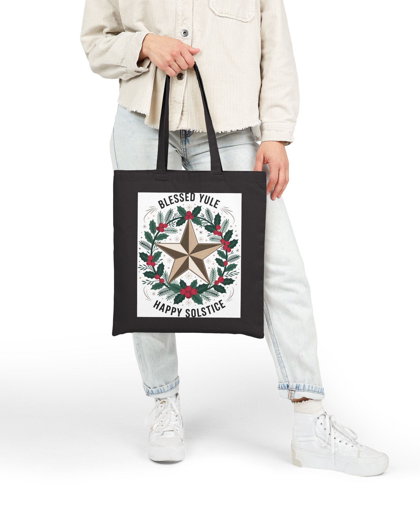 Blessed Yule Eco-Friendly Cotton Tote | Gallory Hive