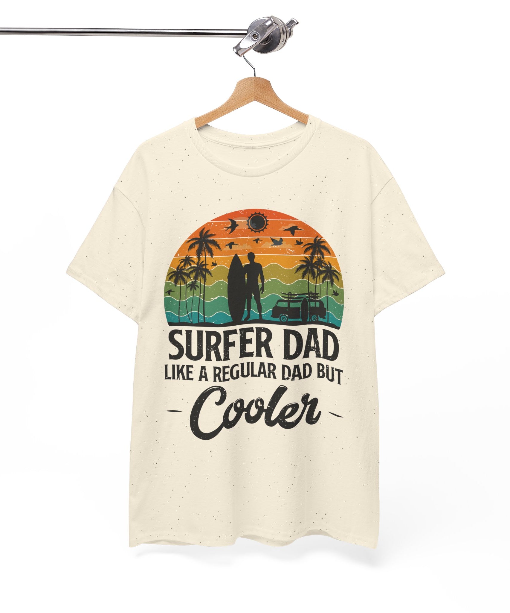 Vintage Surf Van & Palm Tree T-Shirt | Gallory Hive